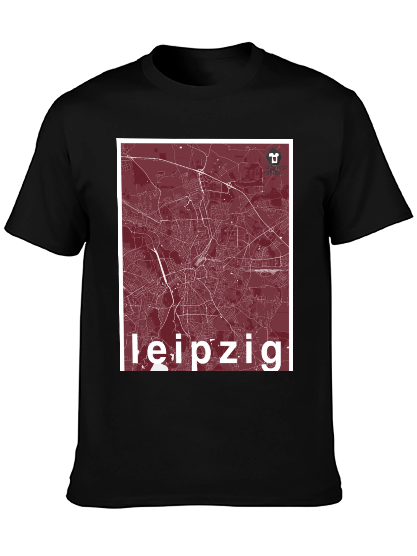 Leipzig Map T-Shirt - Cityscape Souvenir Tee