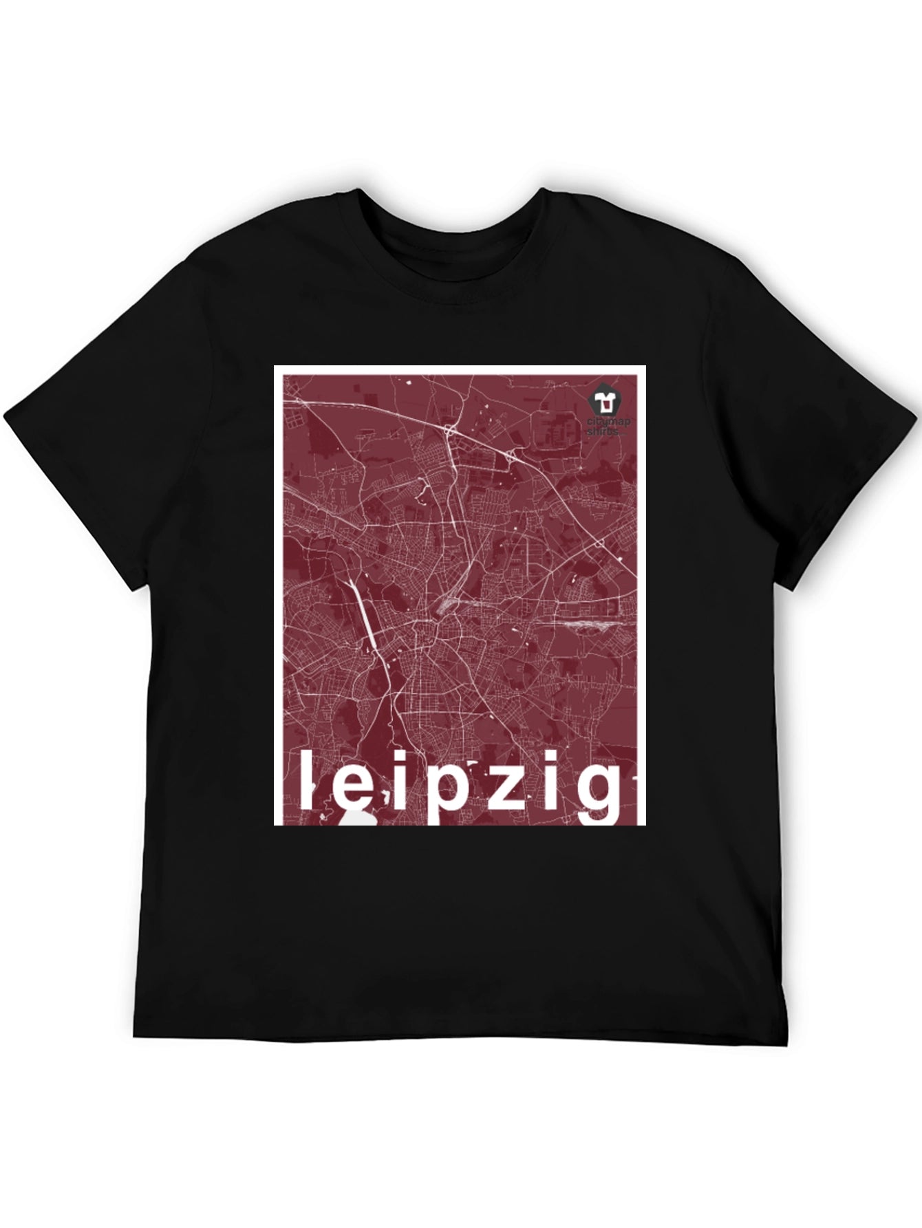 Leipzig Map T-Shirt - Cityscape Souvenir Tee