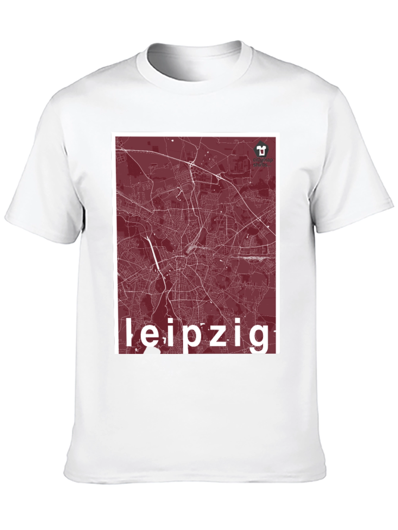 Leipzig Map T-Shirt - Cityscape Souvenir Tee