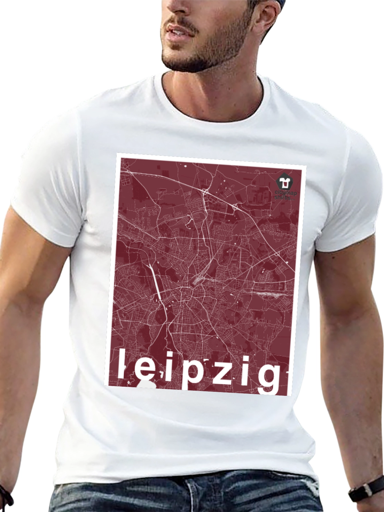 Leipzig Map T-Shirt - Cityscape Souvenir Tee