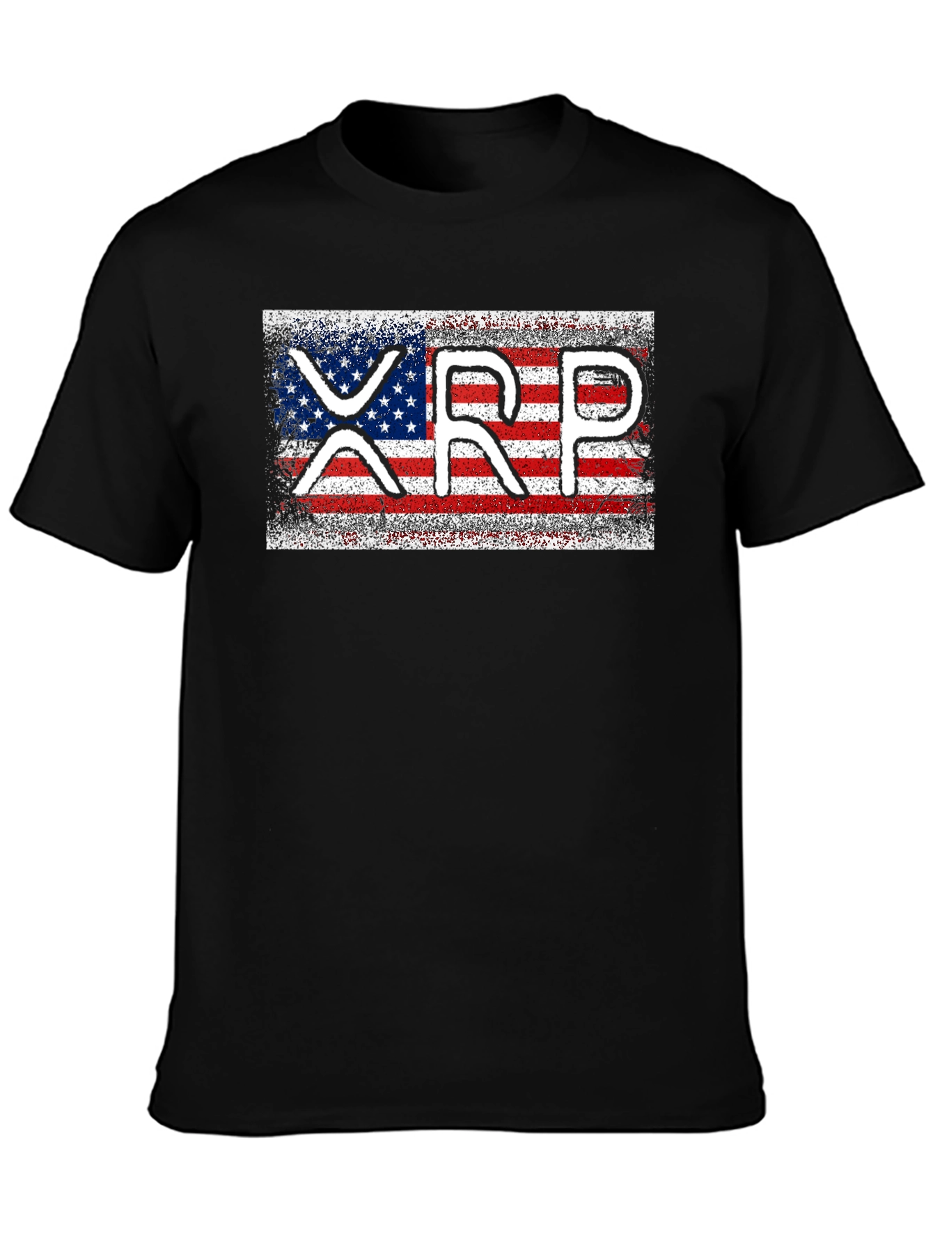 XRP American Flag Graphic T-Shirt