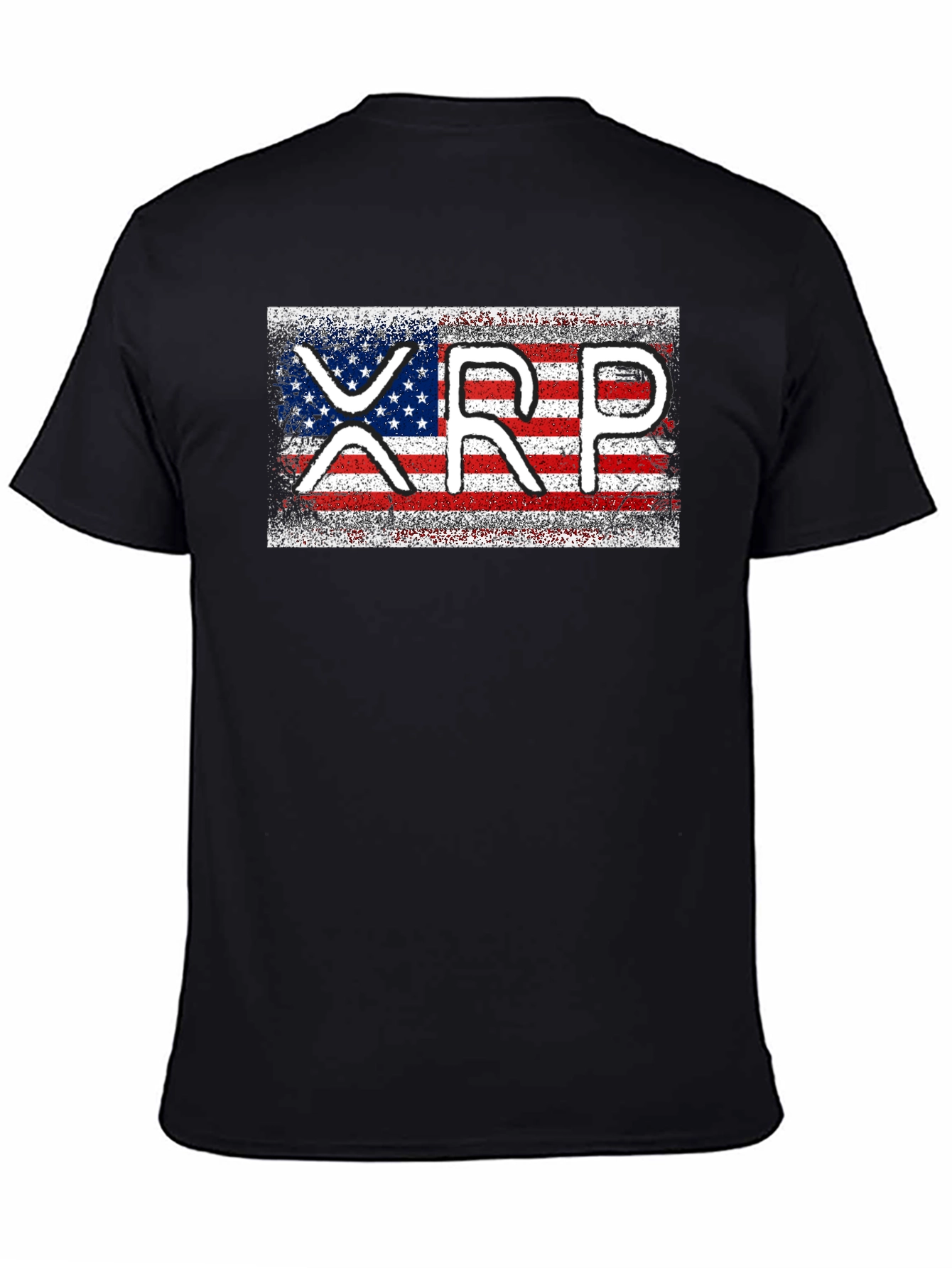 XRP American Flag Graphic T-Shirt