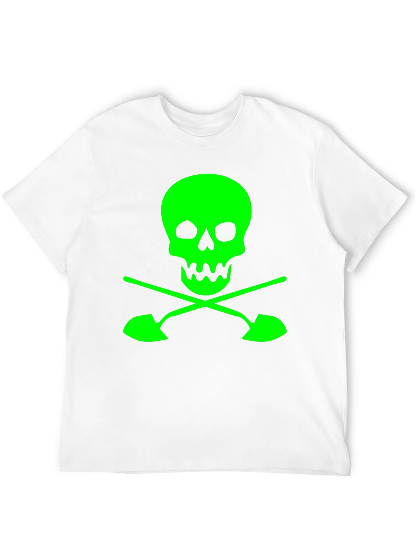 Skull and Shovels Graphic Tee - Black