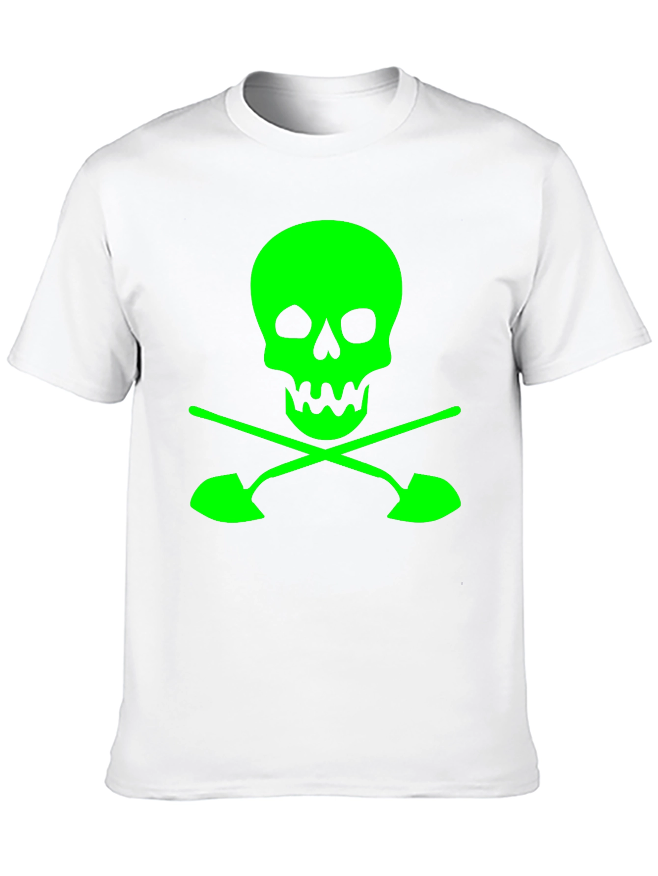 Skull and Shovels Graphic Tee - Black
