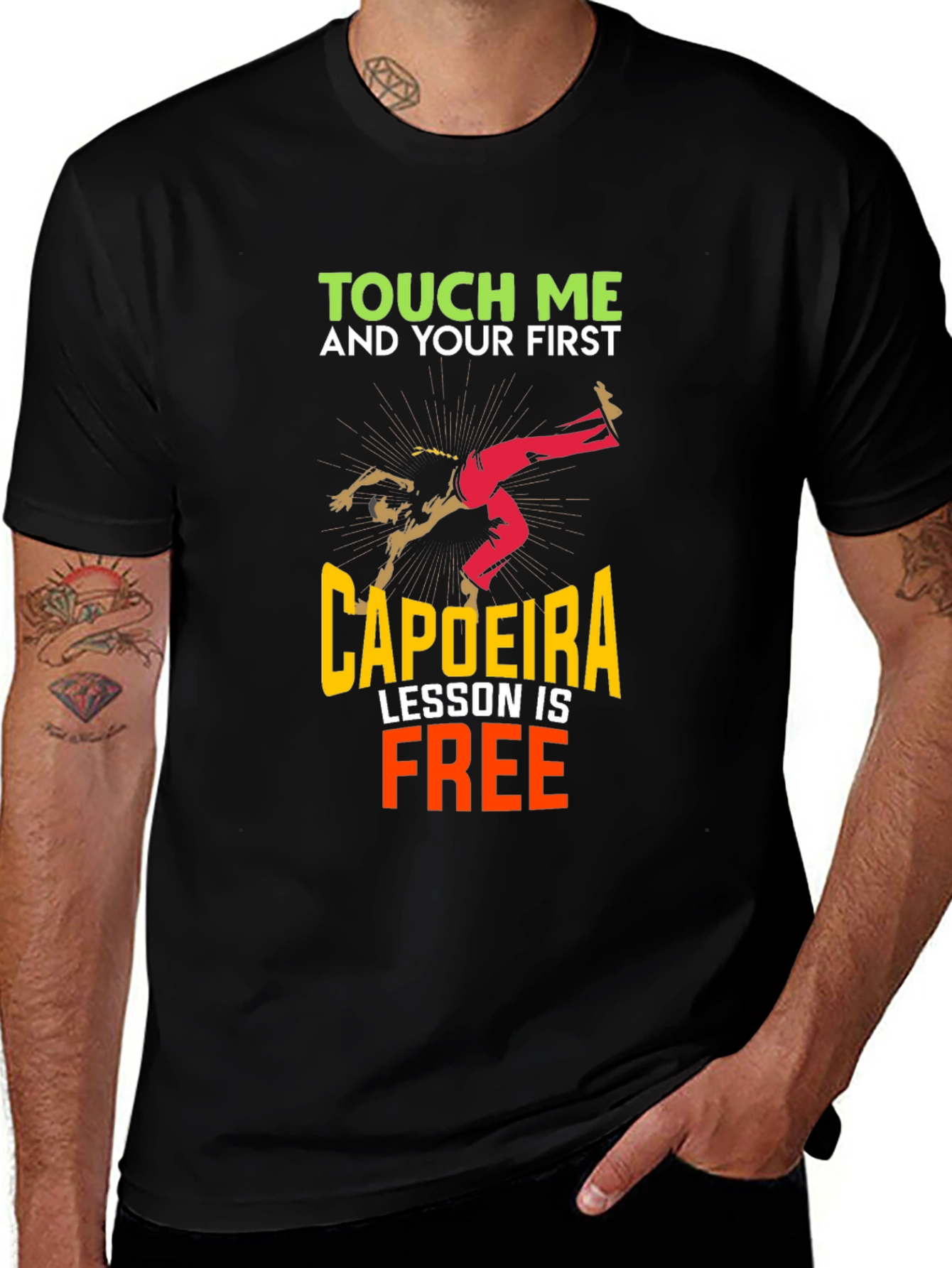 Capoeira Lesson T-Shirt - Martial Arts Funny Tee