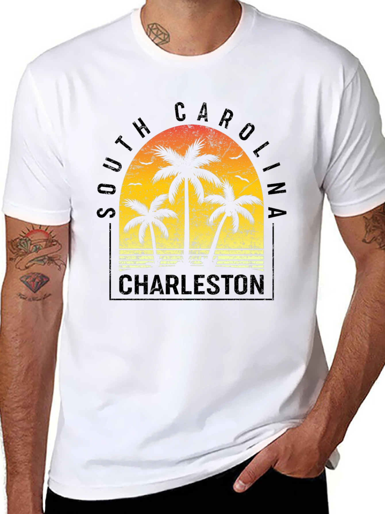 South Carolina Charleston Palm Tree T-Shirt