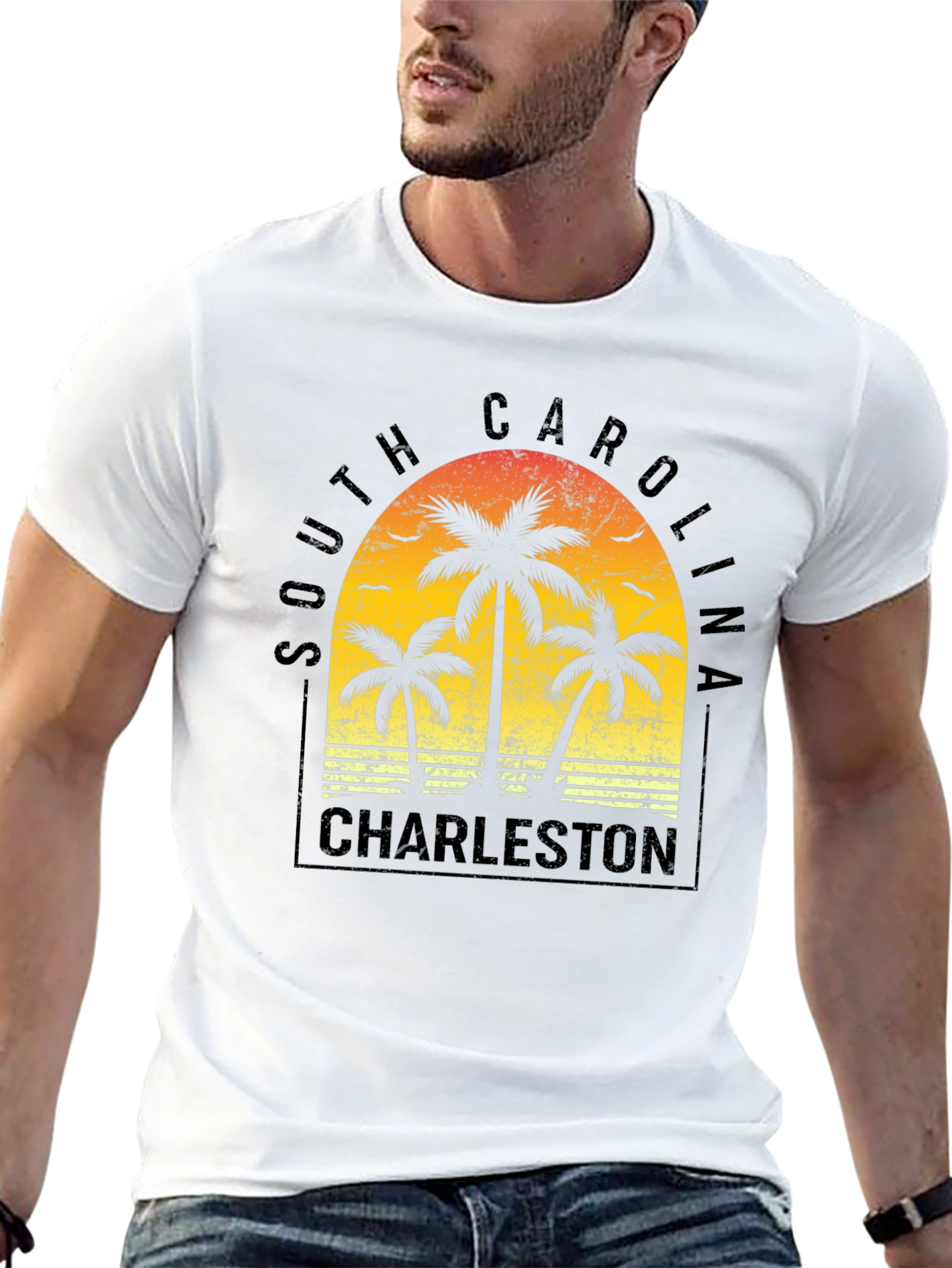 South Carolina Charleston Palm Tree T-Shirt