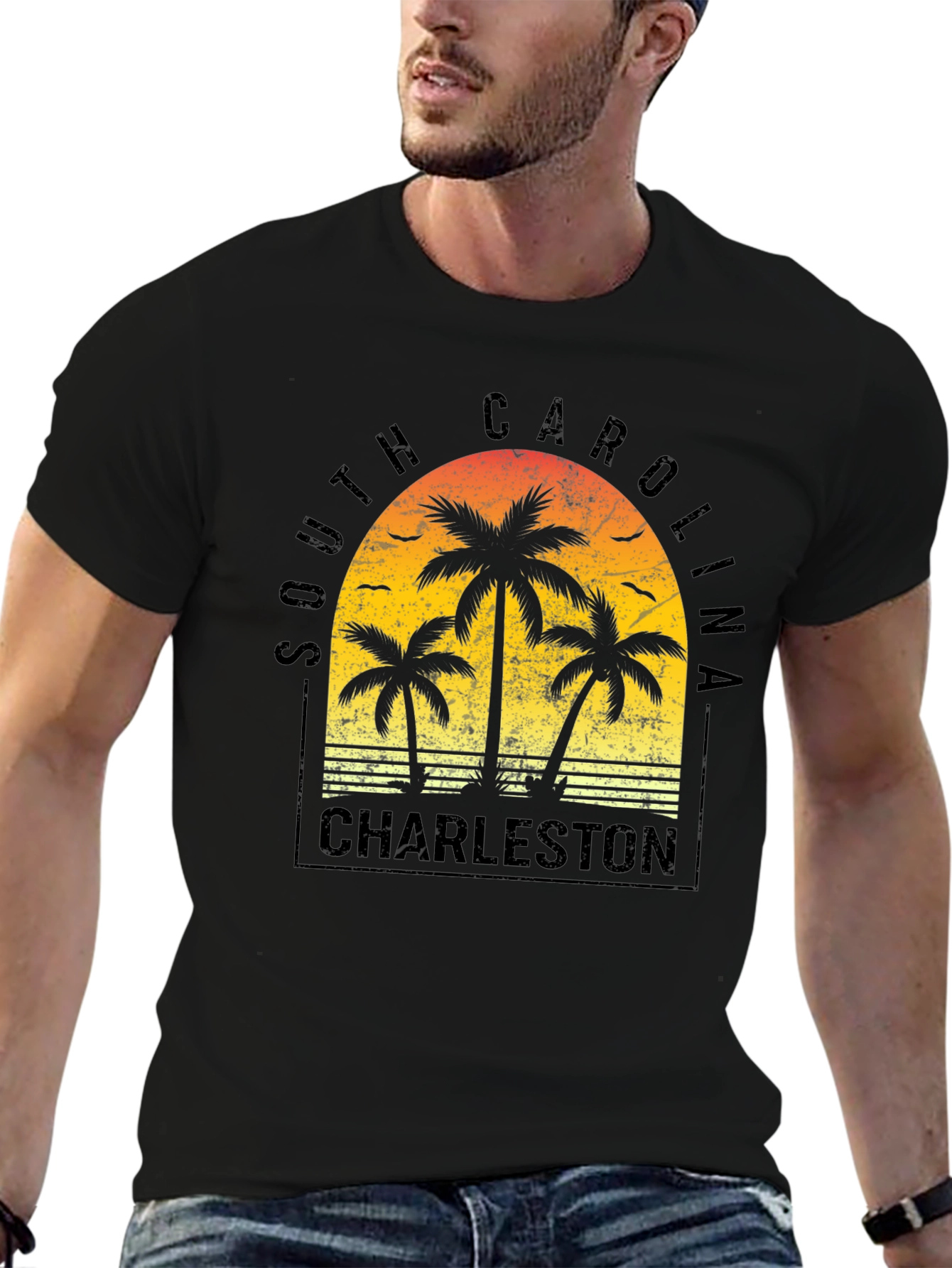 South Carolina Charleston Palm Tree T-Shirt