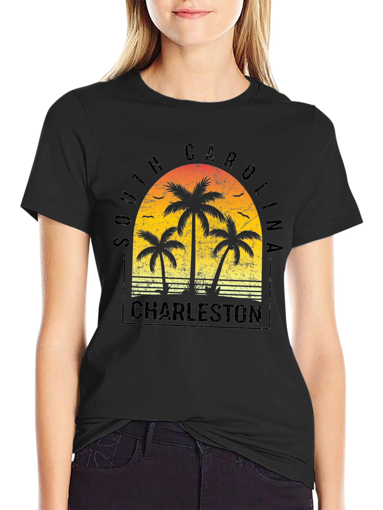 South Carolina Charleston Palm Tree T-Shirt