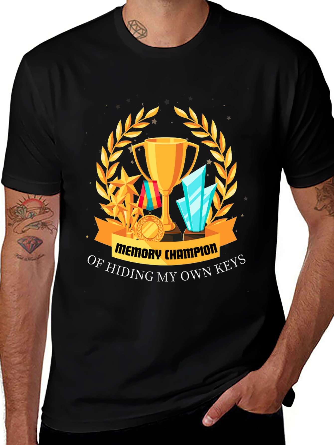 Memory Champion Tee - Hiding My Own Keys!