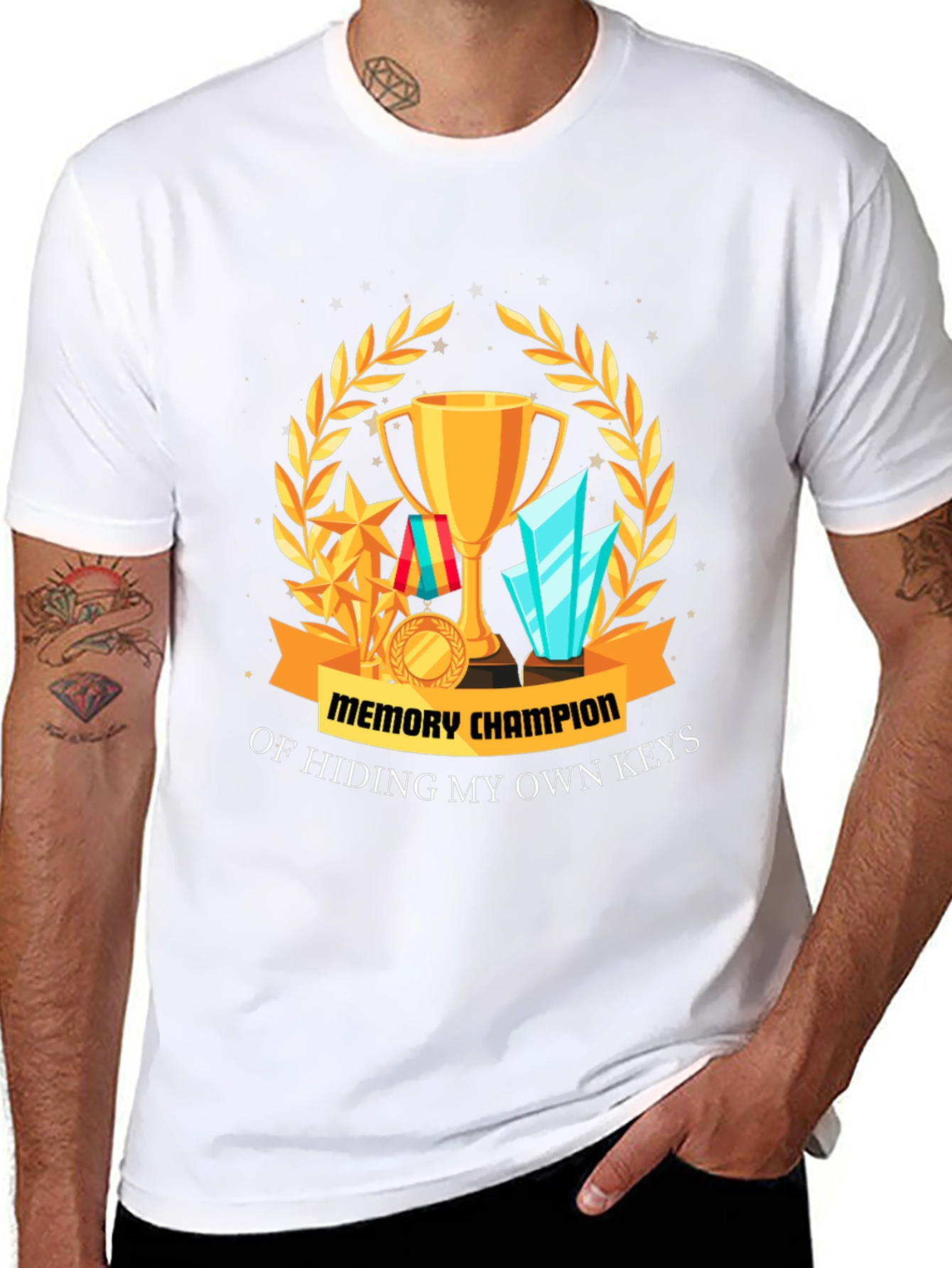 Memory Champion Tee - Hiding My Own Keys!