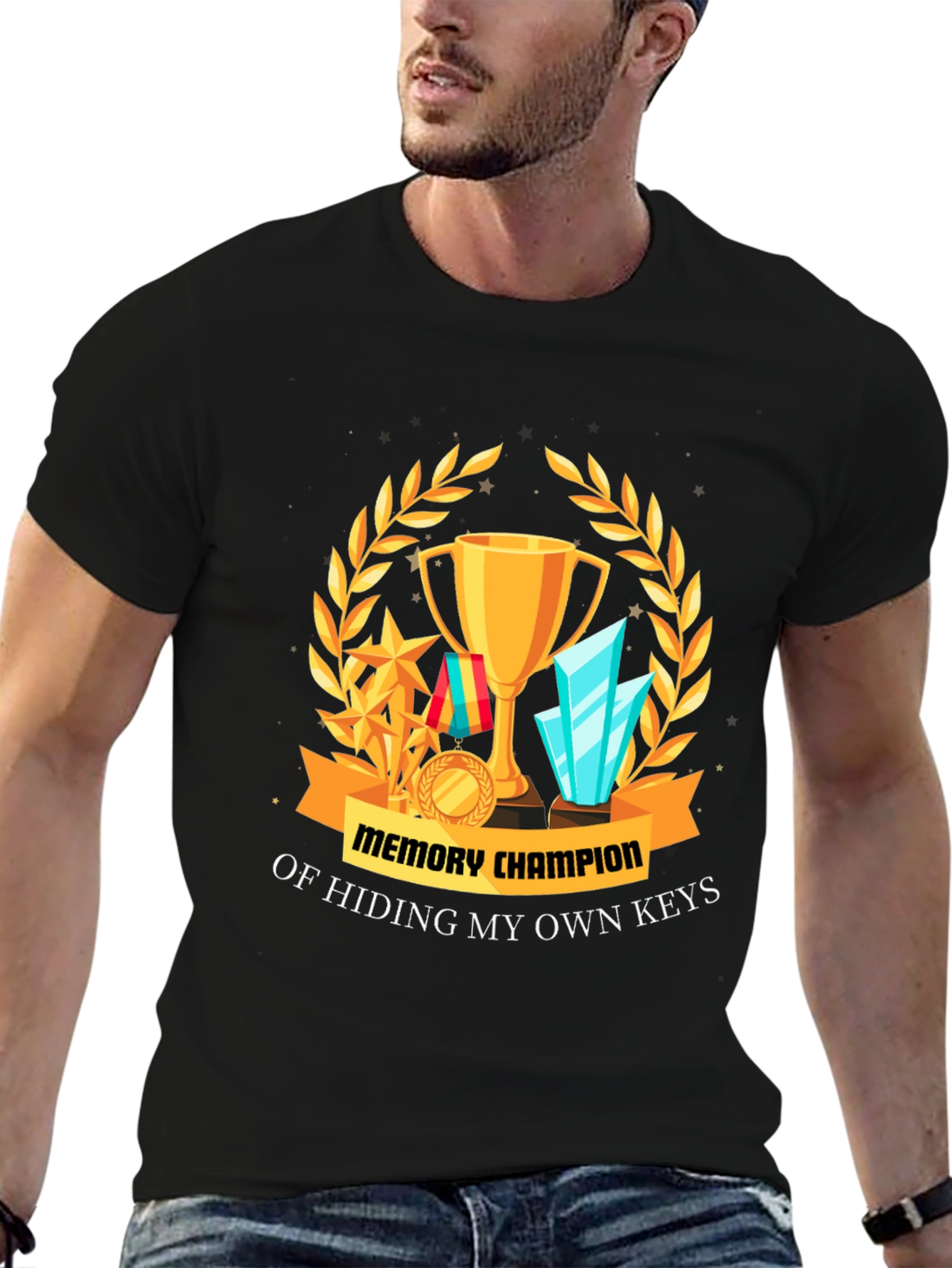 Memory Champion Tee - Hiding My Own Keys!