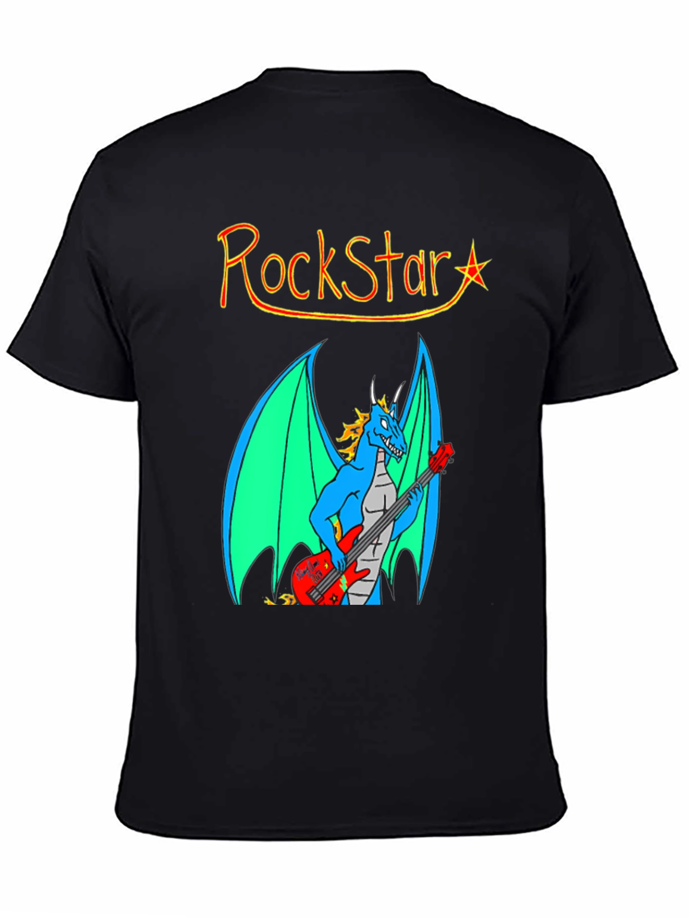 Rockstar Dragon Graphic T-Shirt