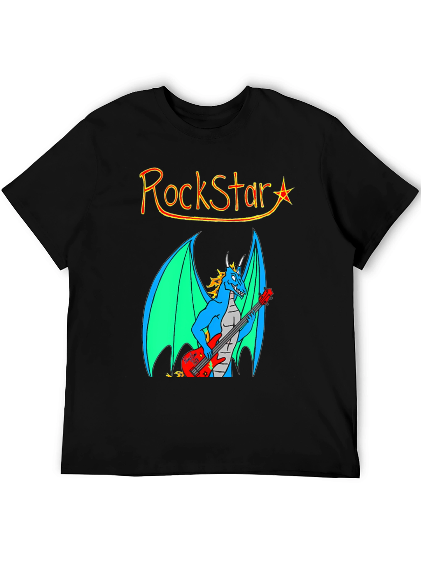 Rockstar Dragon Graphic T-Shirt