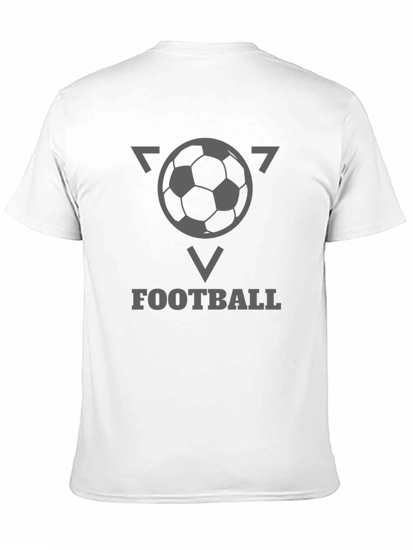 Football Graphic Tee - Stylish Black T-Shirt
