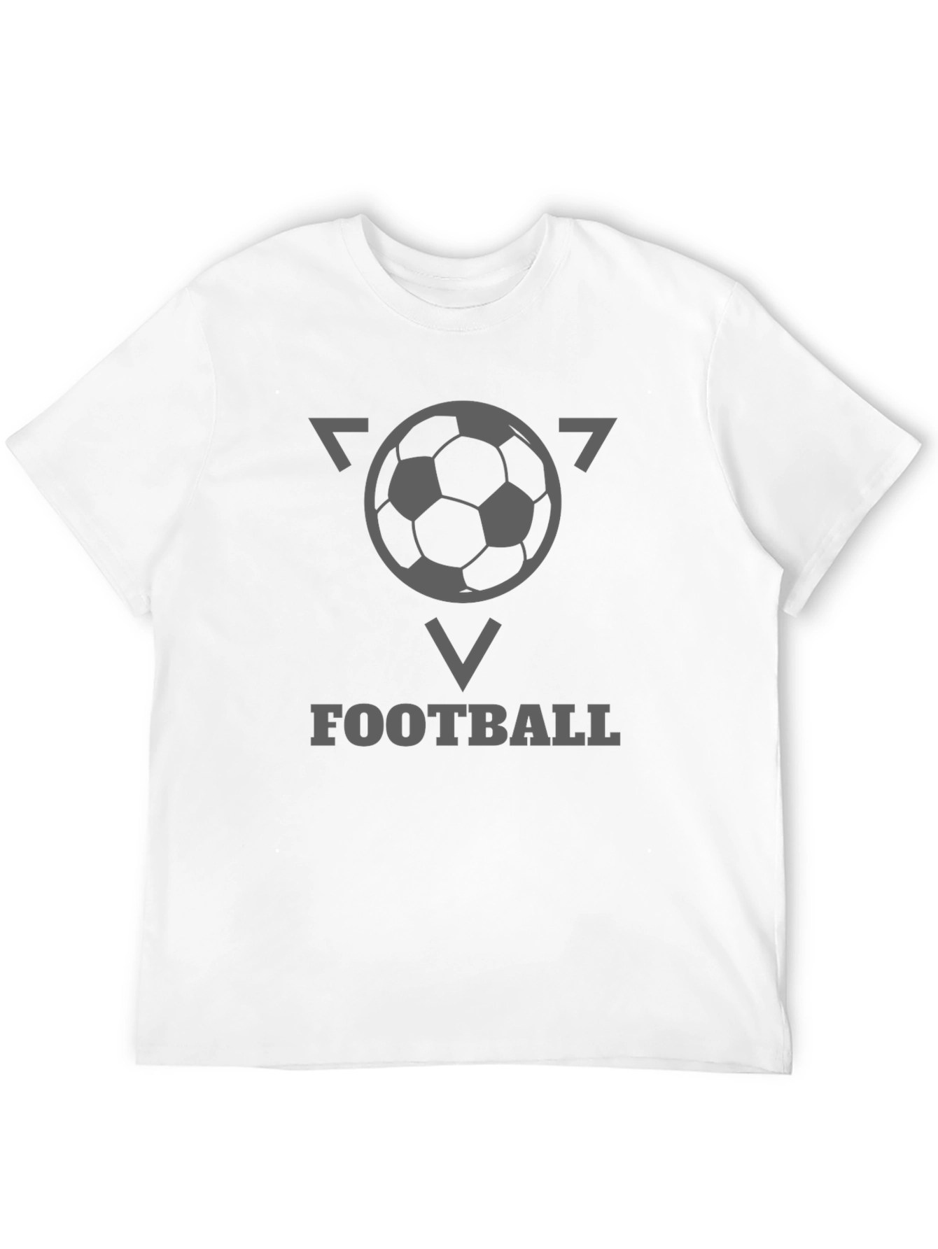 Football Graphic Tee - Stylish Black T-Shirt