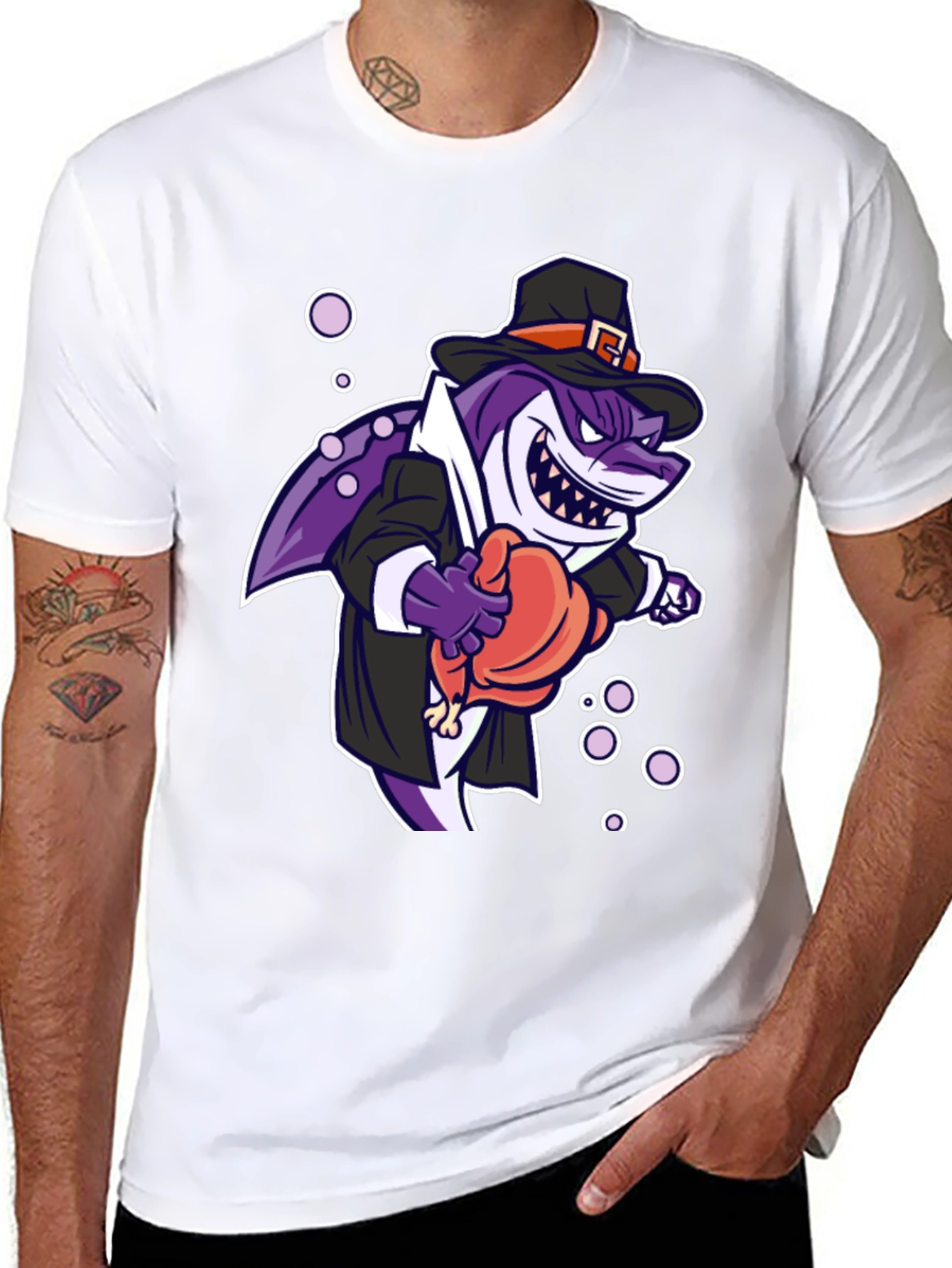 Thanksgiving Shark T-Shirt
