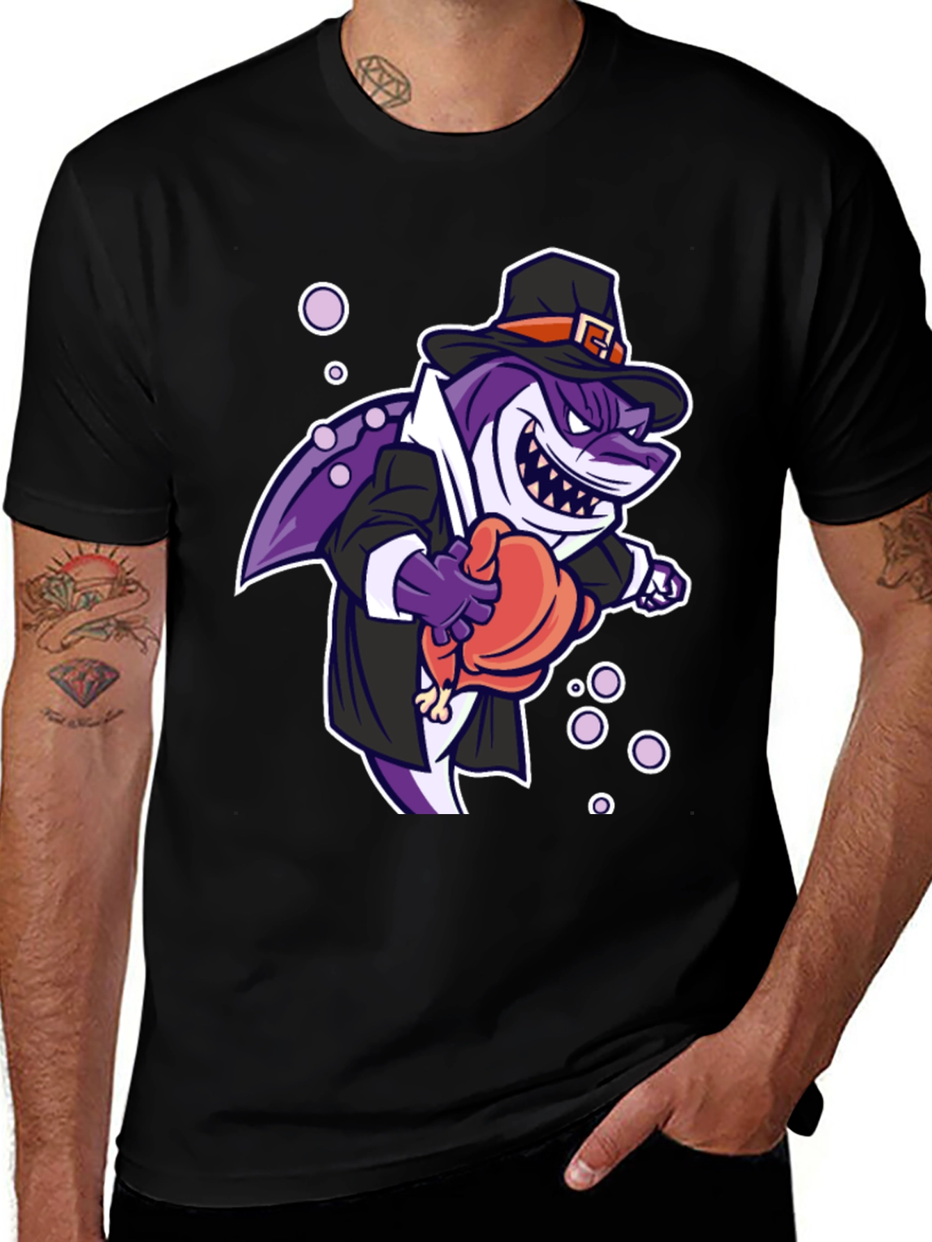 Thanksgiving Shark T-Shirt