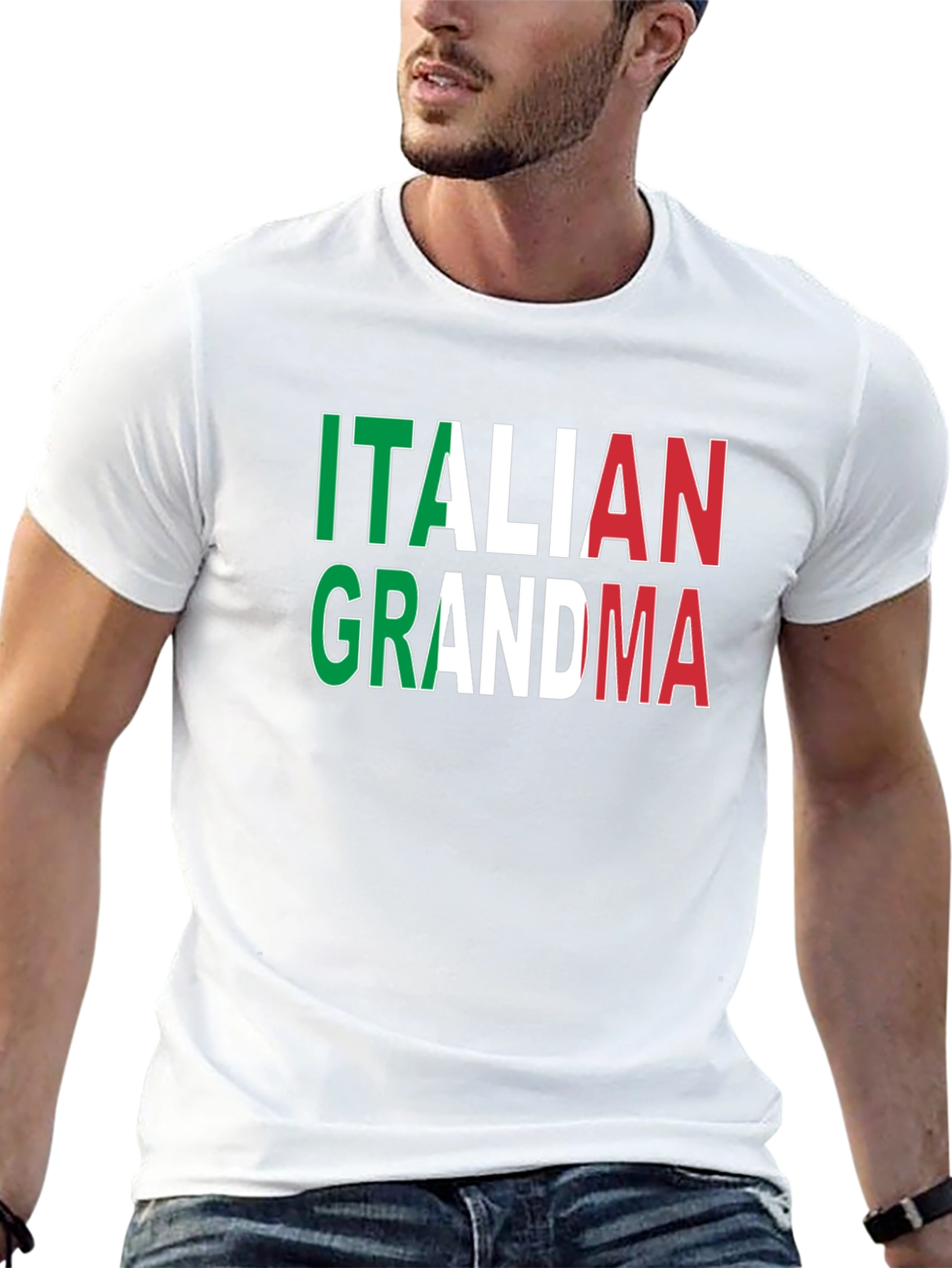 Italian Grandma T-Shirt - Italy Flag Pride