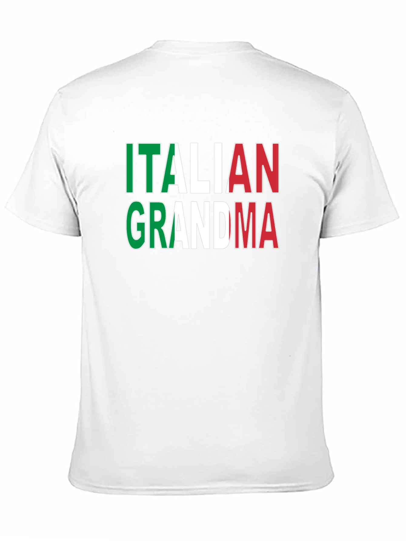 Italian Grandma T-Shirt - Italy Flag Pride