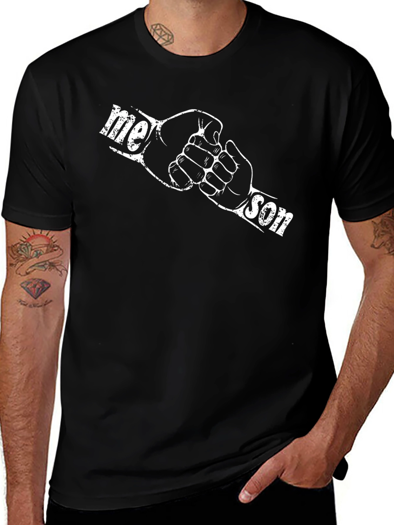 Me and Son Graphic T-Shirt Fathers Day Gift