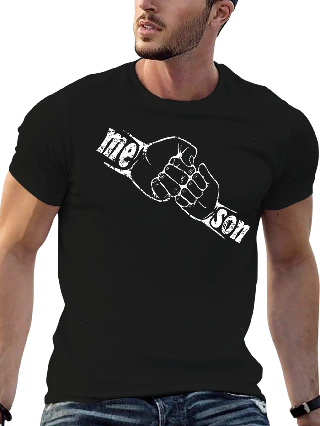 Me and Son Graphic T-Shirt Fathers Day Gift