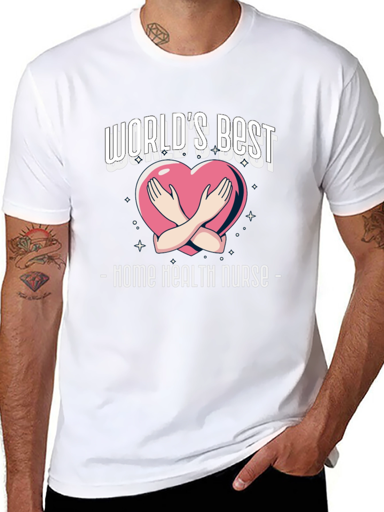Home Health Nurse T-Shirt - Worlds Best Design