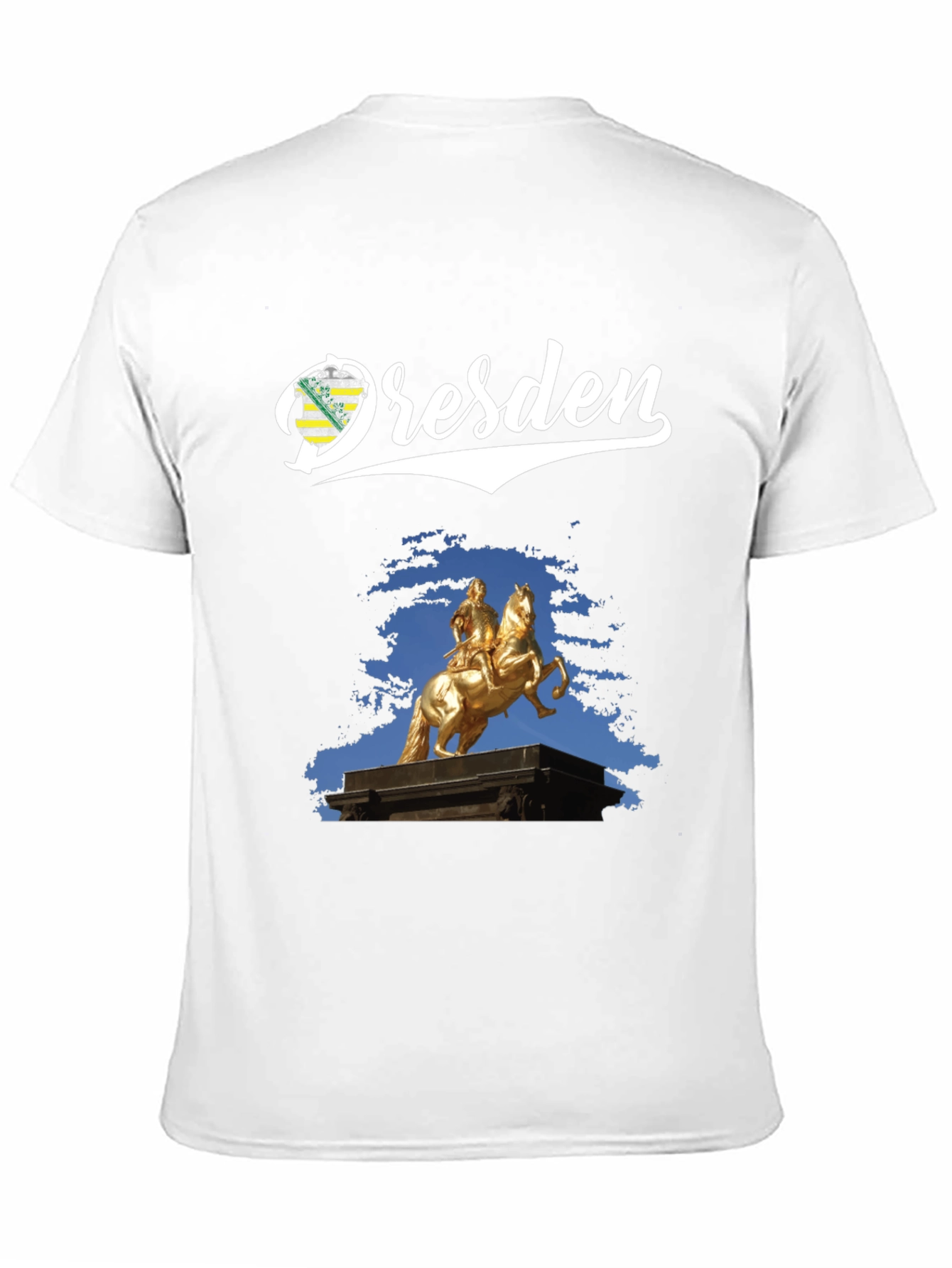 Dresden Germany Landmark Black T-Shirt