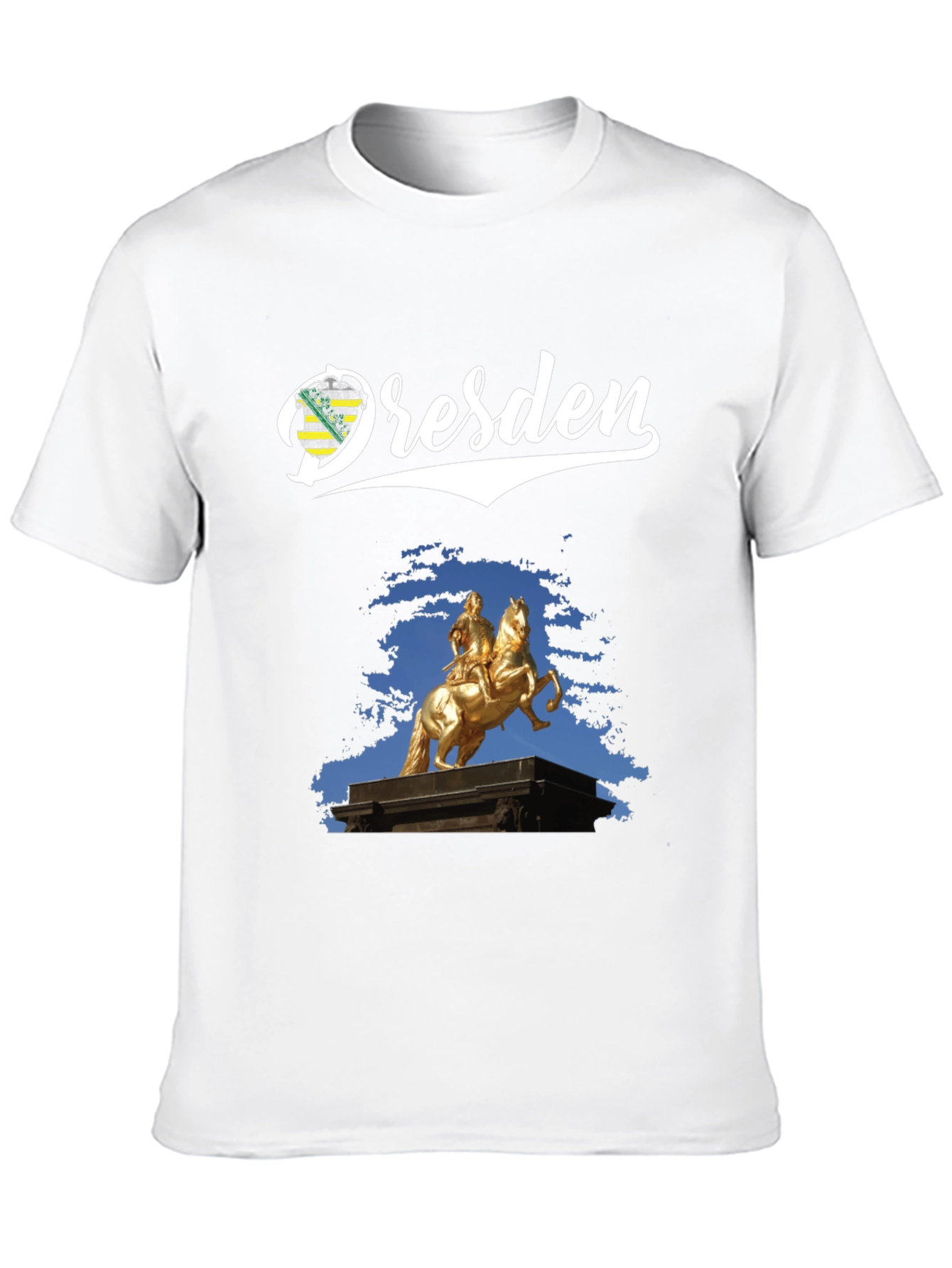 Dresden Germany Landmark Black T-Shirt