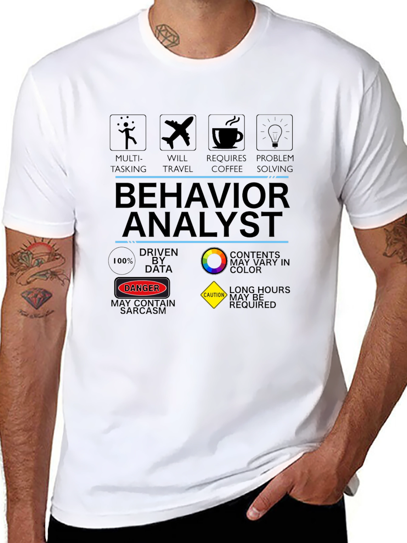Behavior Analyst T-Shirt: Multi-Tasking Problem Solving Design