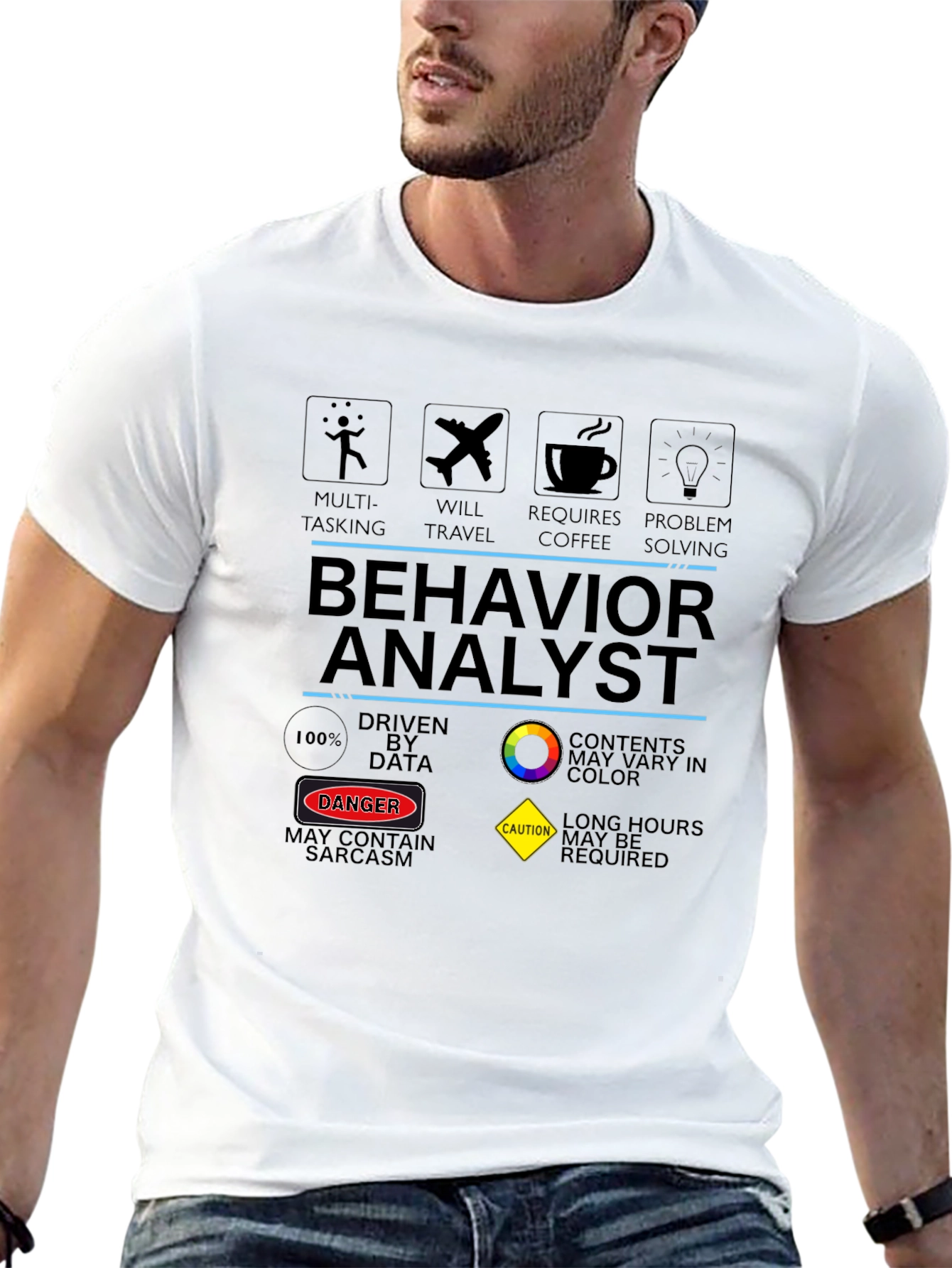 Behavior Analyst T-Shirt: Multi-Tasking Problem Solving Design