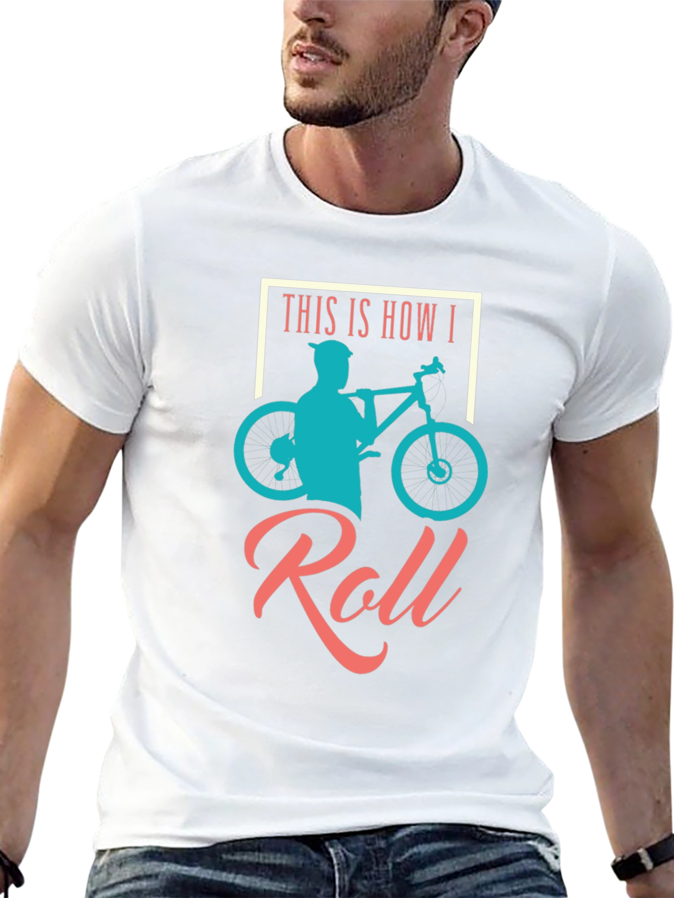This is How I Roll - Biker Graphic Tee