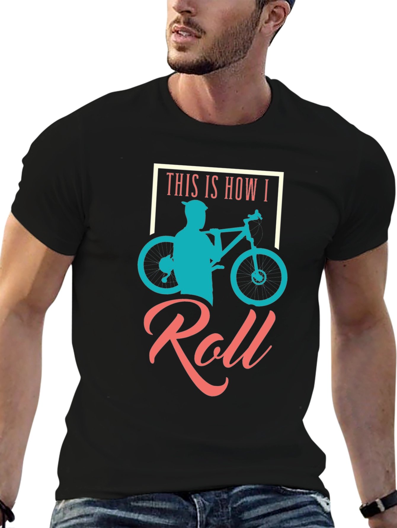 This is How I Roll - Biker Graphic Tee
