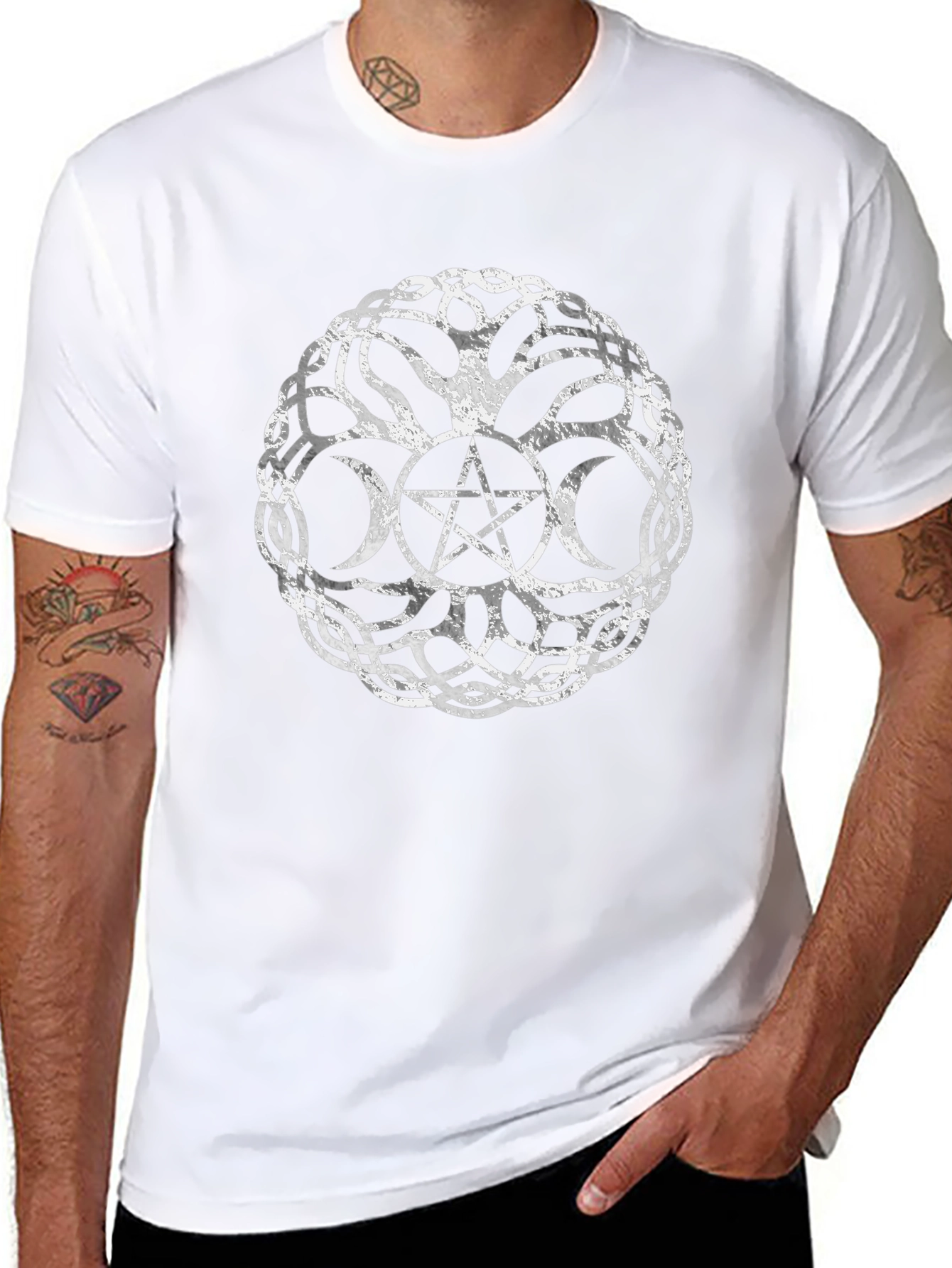 Wiccan Tree of Life Pentacle T-Shirt