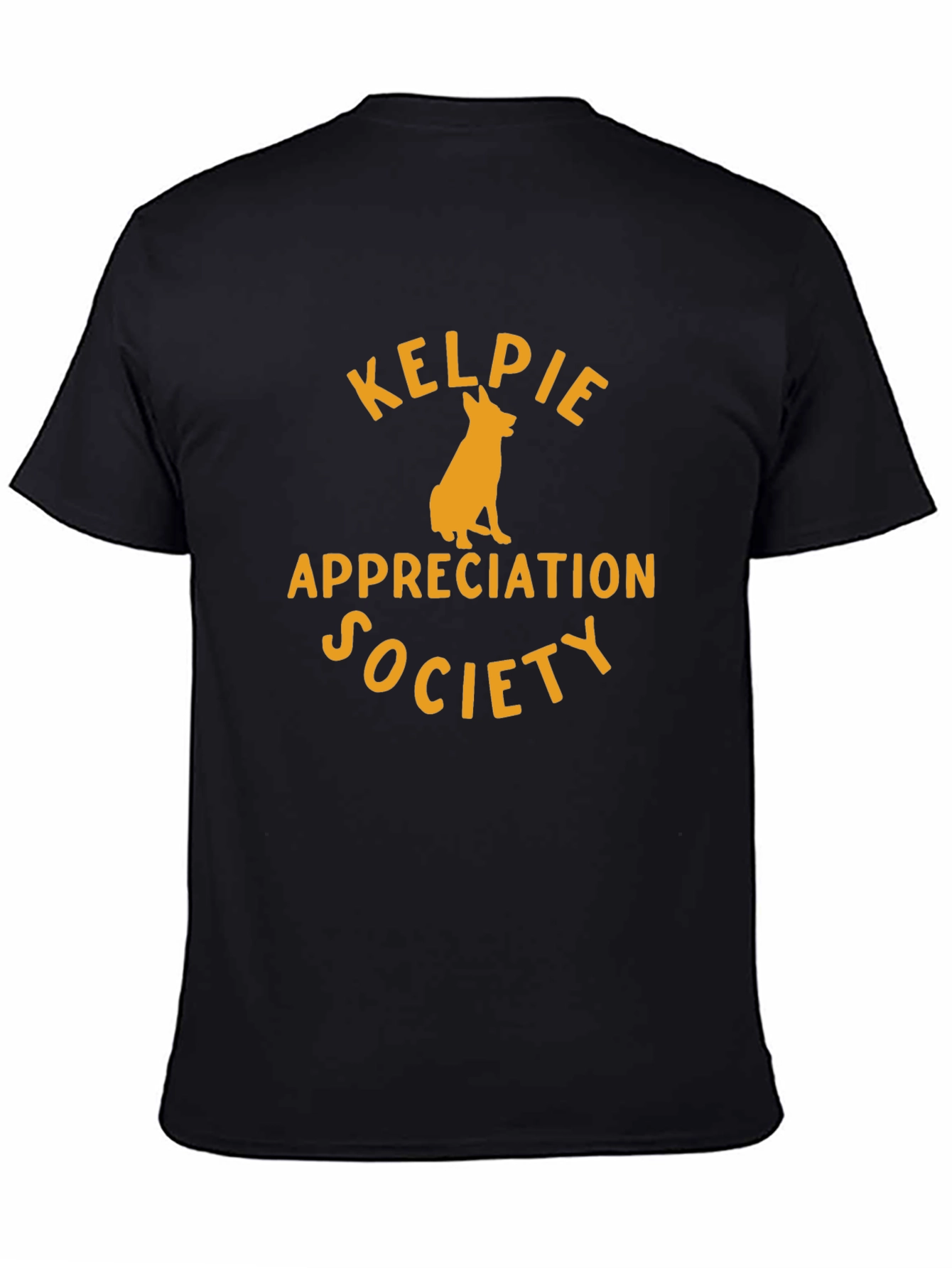 Kelpie Appreciation Society Black T-Shirt
