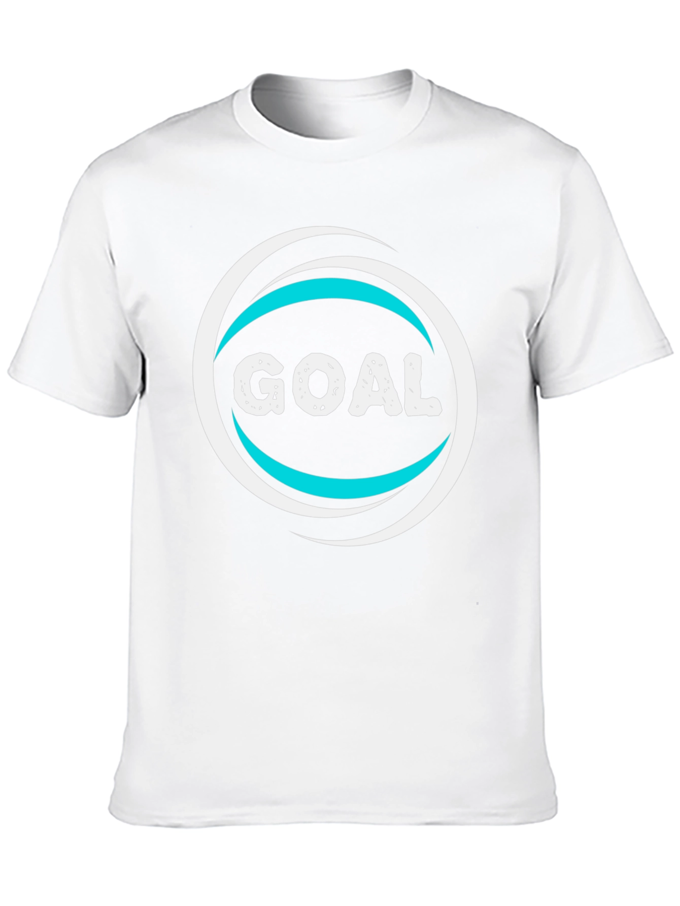 Goal T-Shirt - Black Cotton Blend Graphic Tee