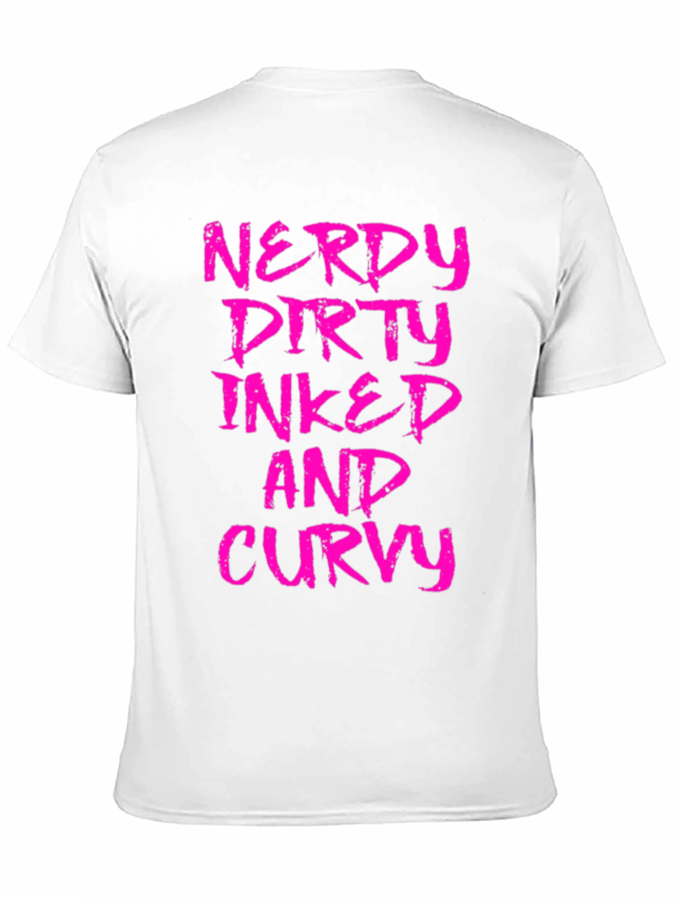 Nerdy Dirty Inked Curvy Graphic T-Shirt