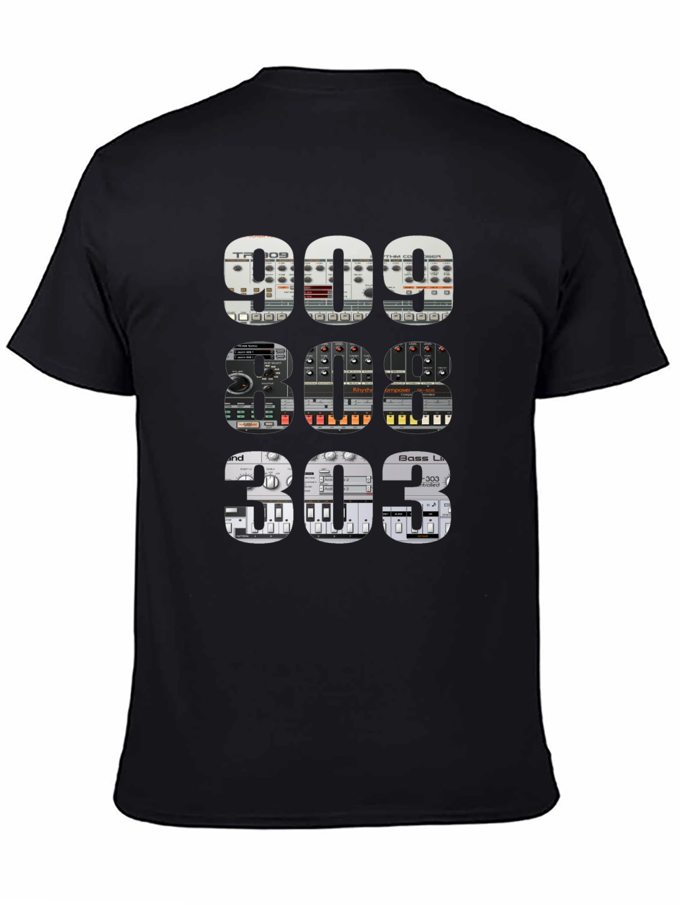 909 808 303 Synth T-Shirt - Music Producer