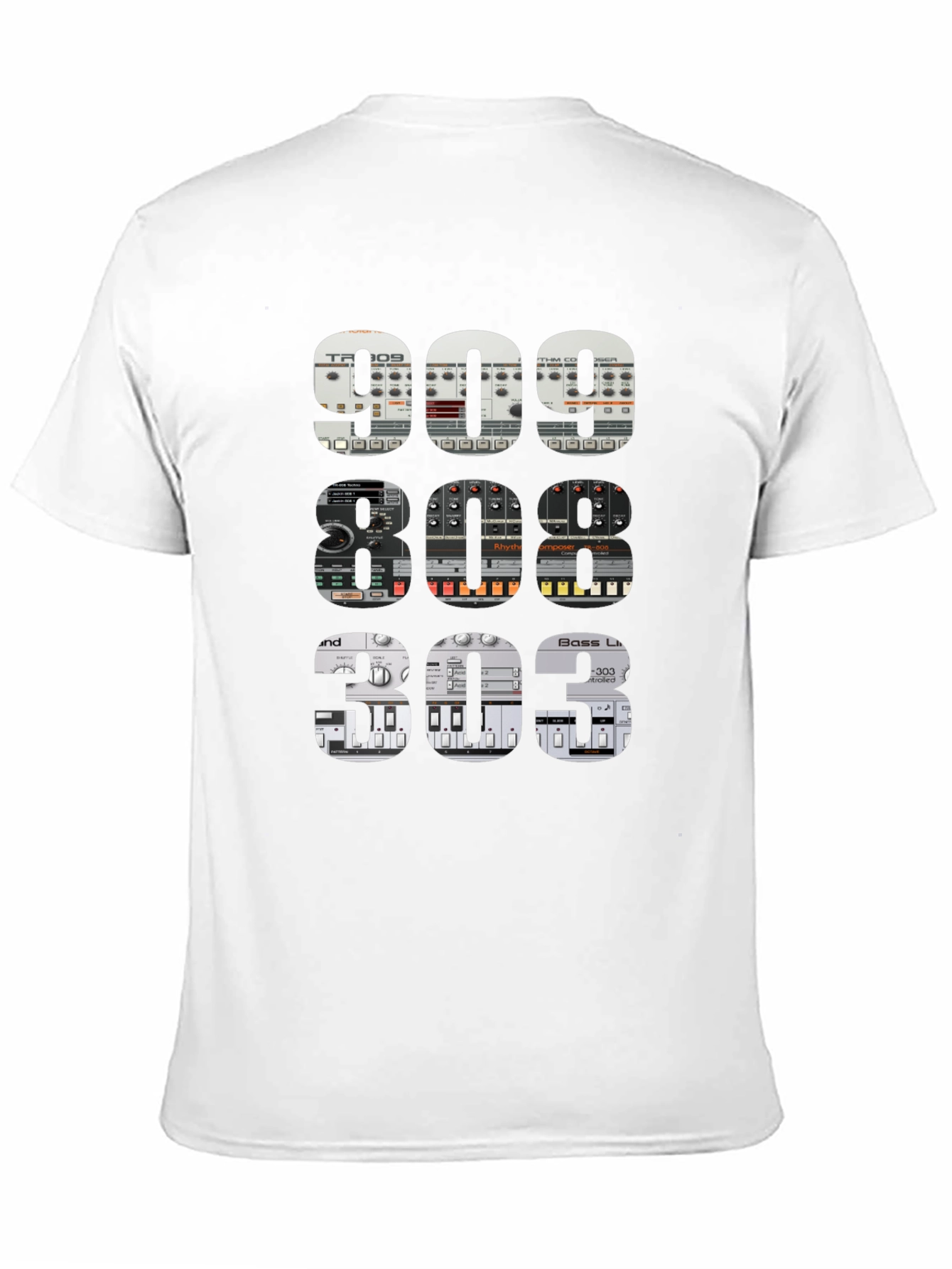 909 808 303 Synth T-Shirt - Music Producer