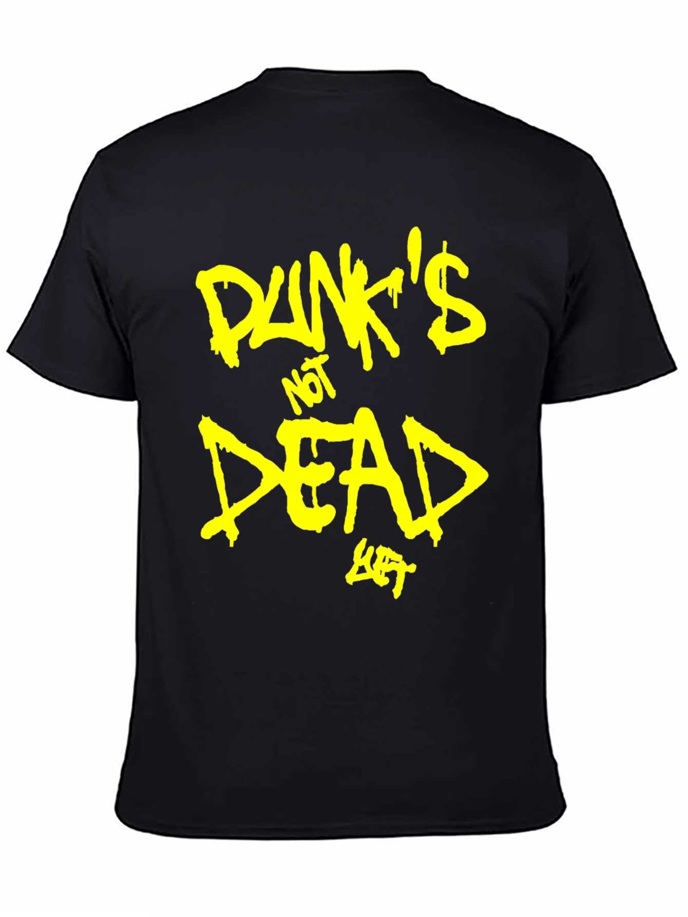 Punks Not Dead T-Shirt - Black Graphic Tee