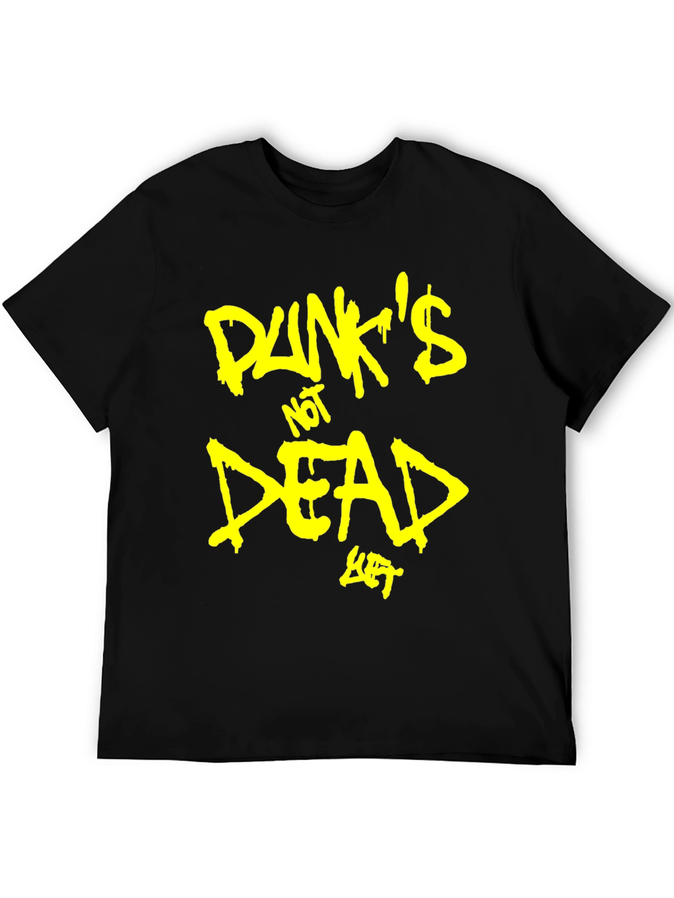 Punks Not Dead T-Shirt - Black Graphic Tee
