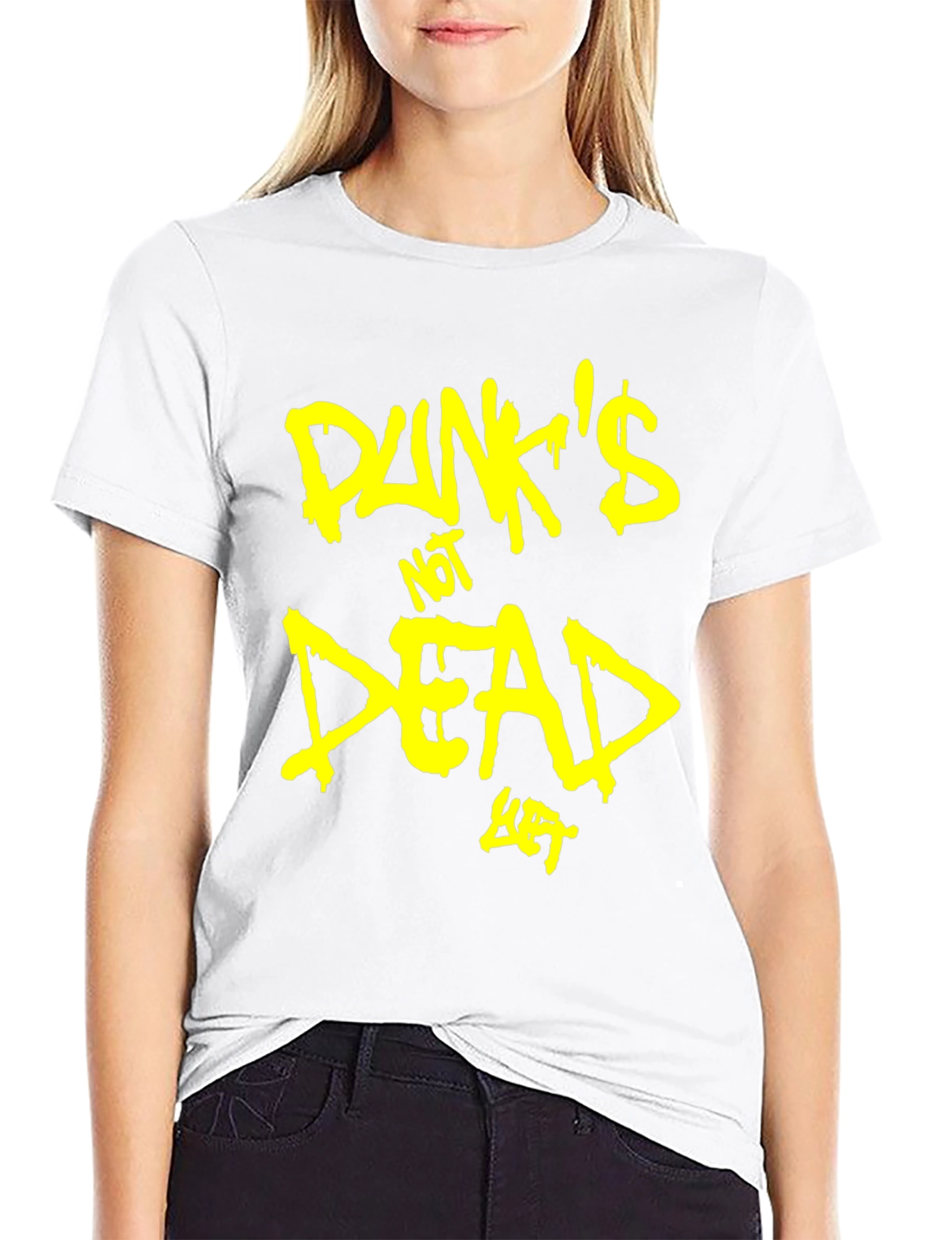 Punks Not Dead T-Shirt - Black Graphic Tee