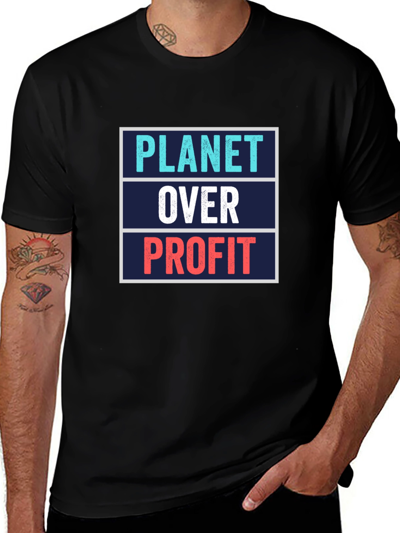 Planet Over Profit Graphic Tee