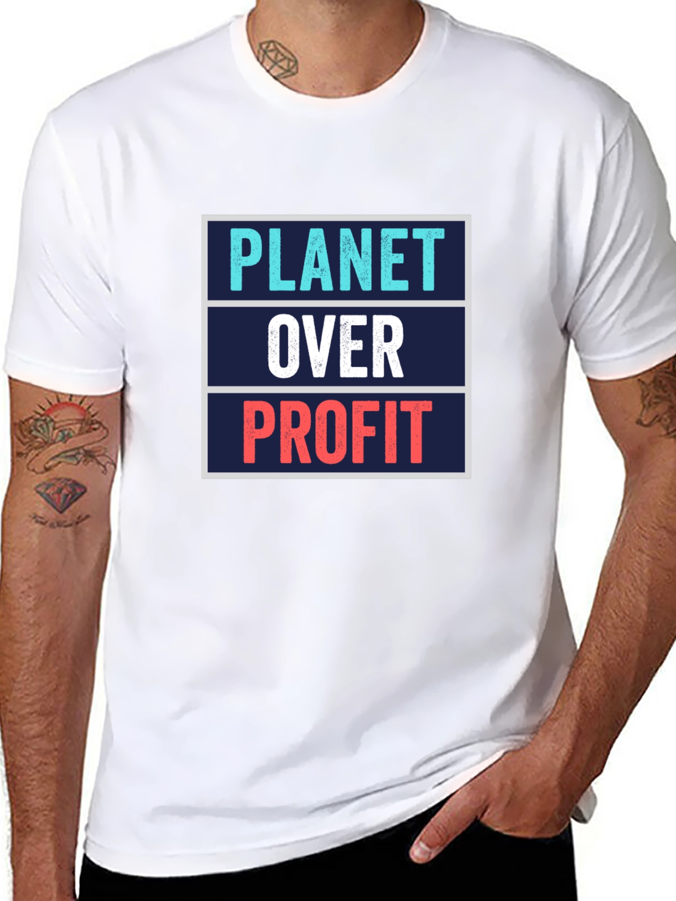 Planet Over Profit Graphic Tee