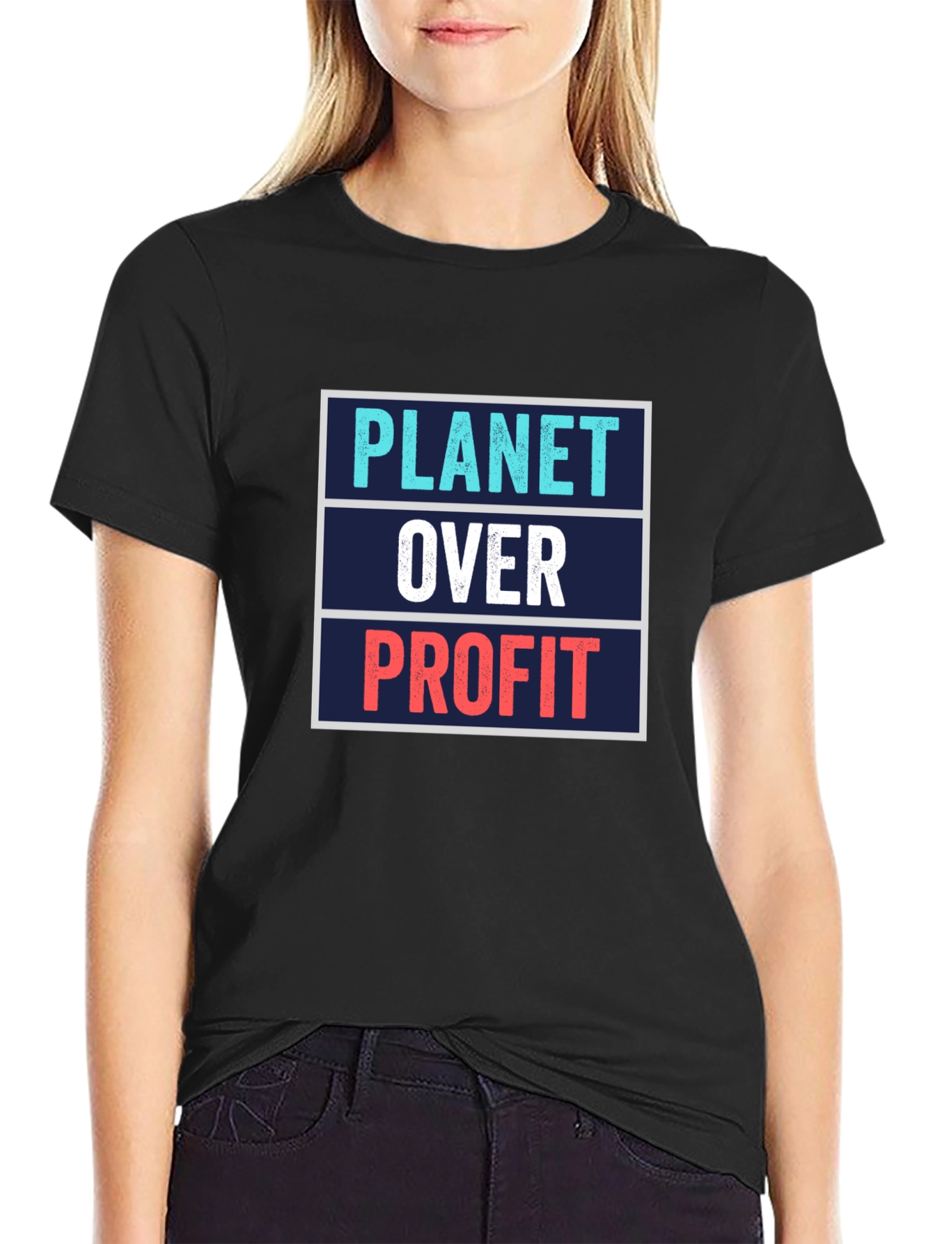 Planet Over Profit Graphic Tee