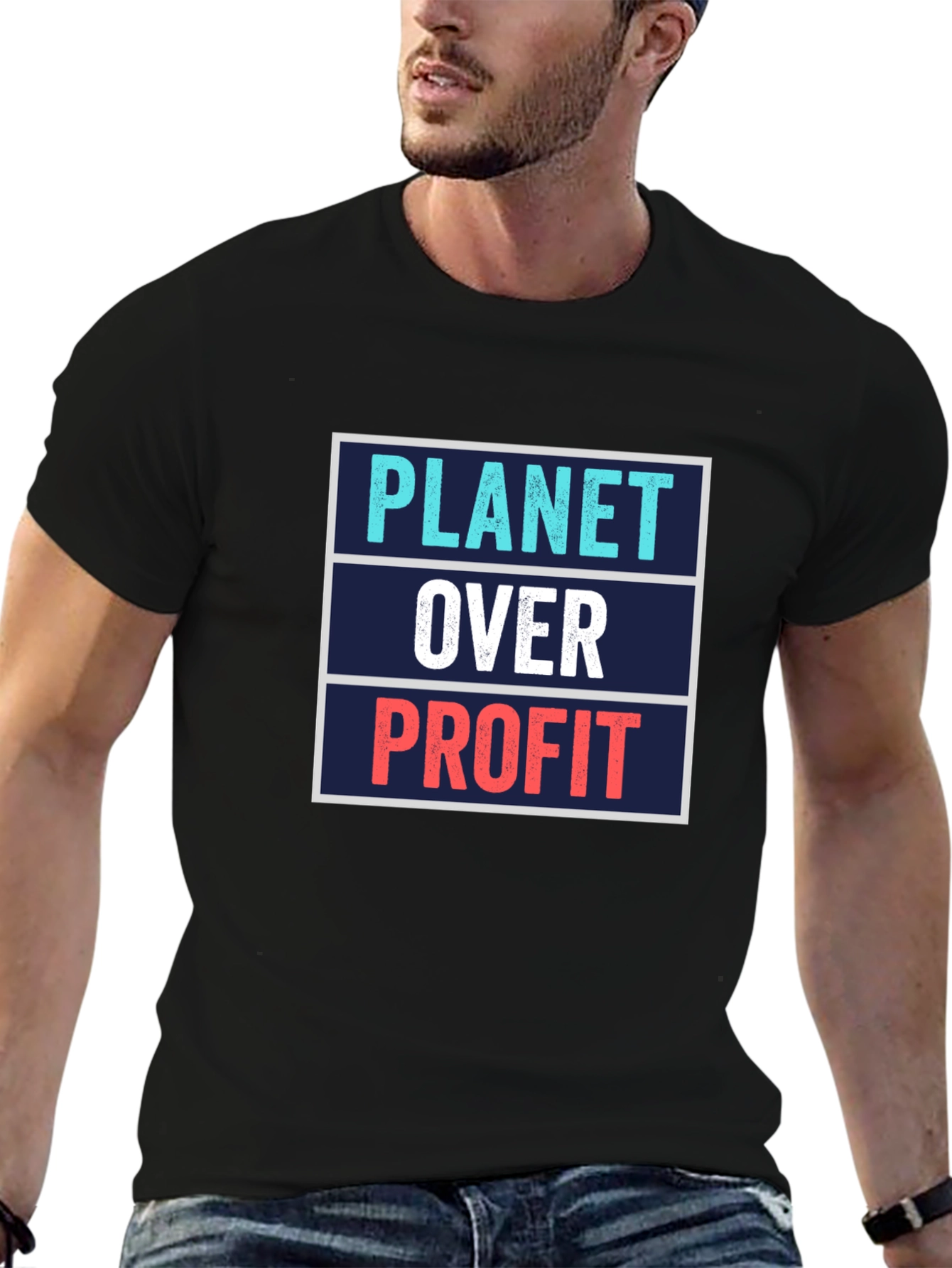 Planet Over Profit Graphic Tee