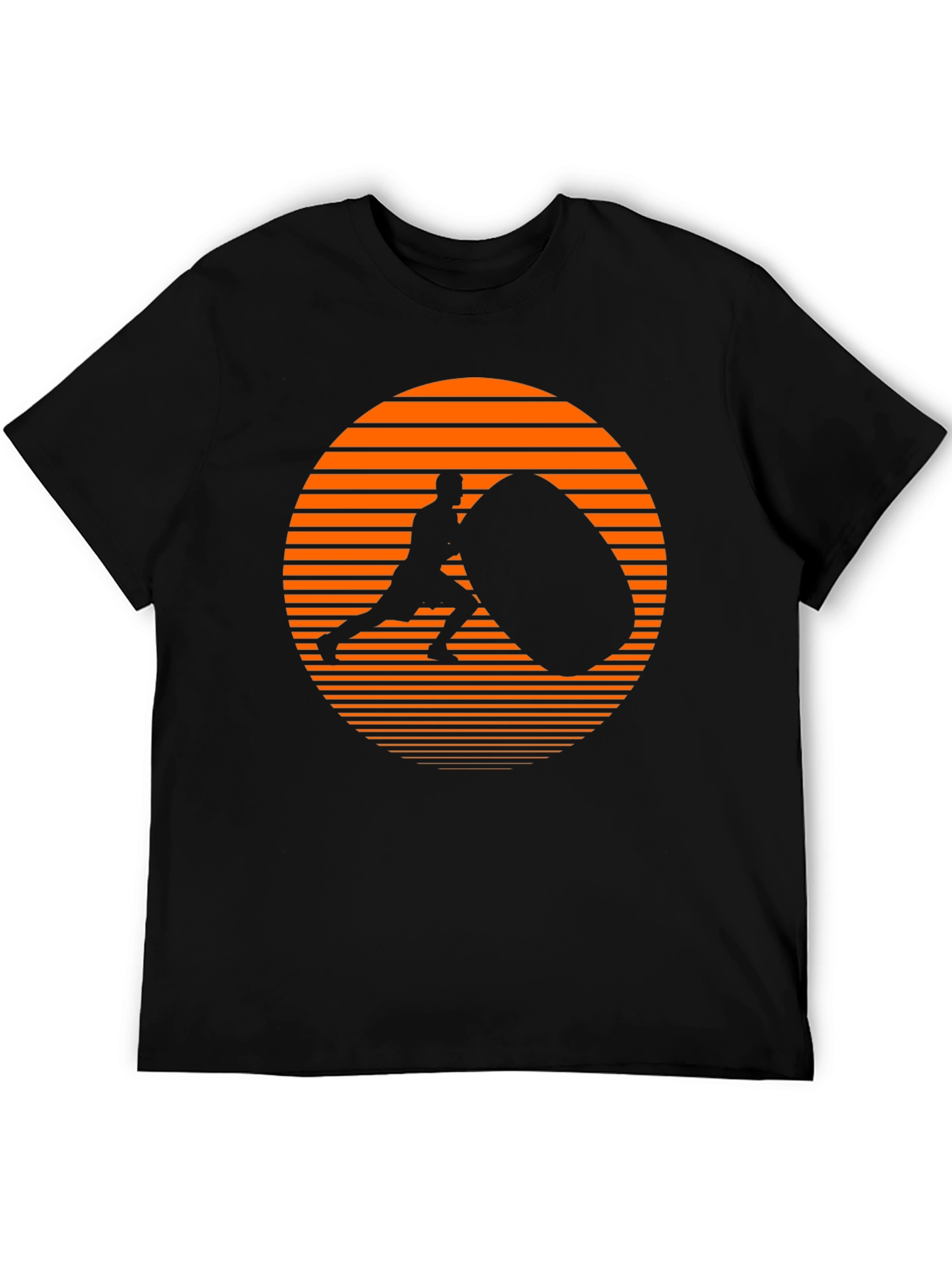 Atlas Stone Black Graphic T-Shirt