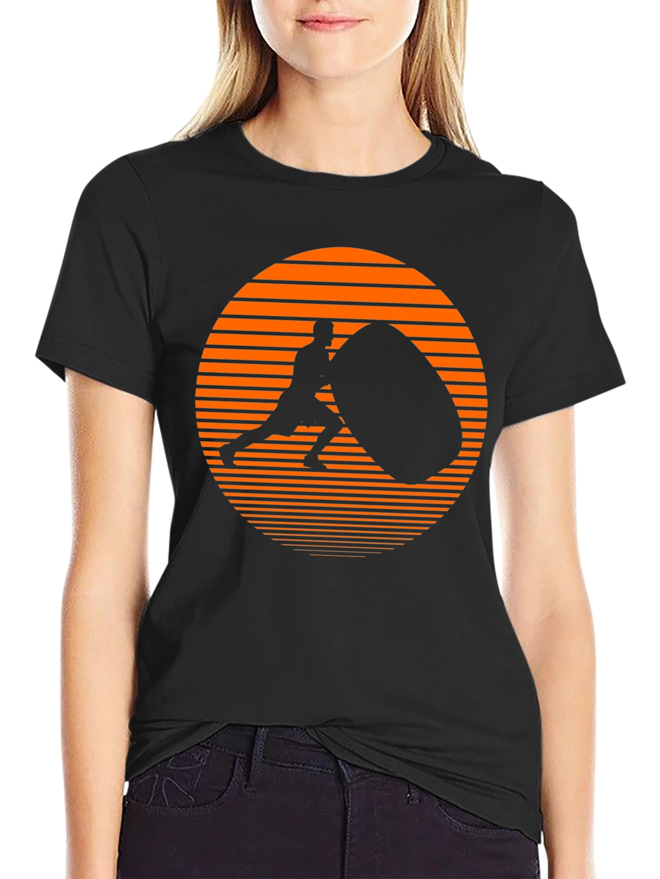 Atlas Stone Black Graphic T-Shirt