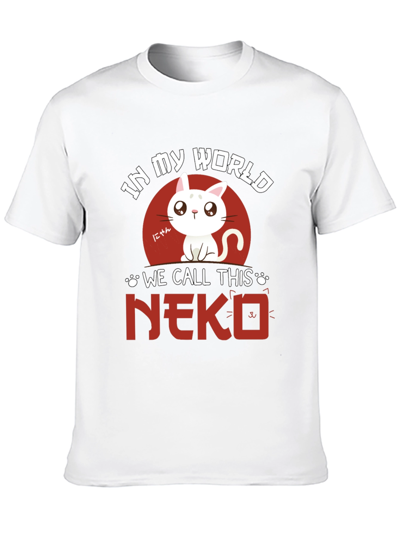 Neko Cat T-Shirt - Anime Style