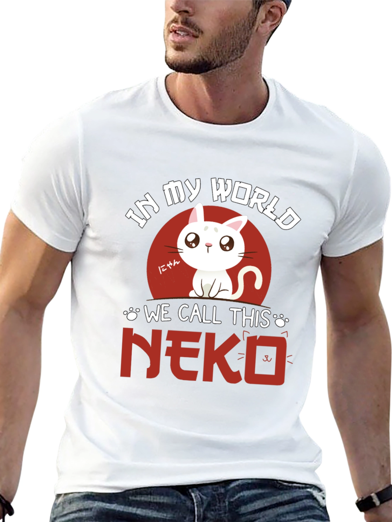 Neko Cat T-Shirt - Anime Style